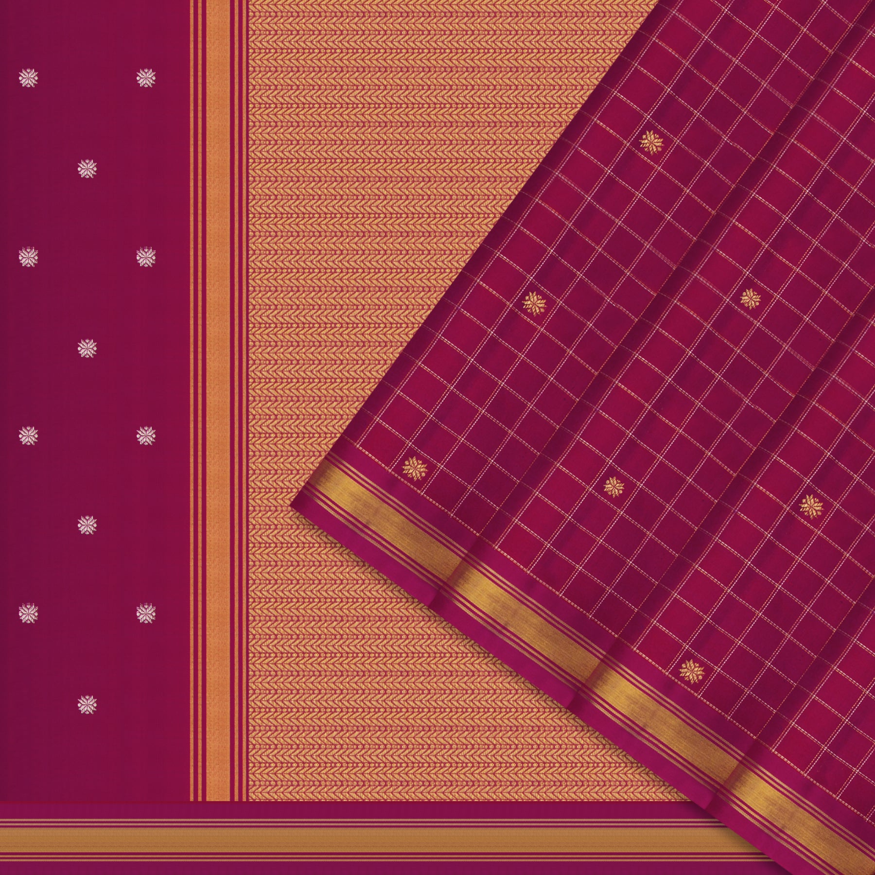 Kanakavalli Kanjivaram Silk Sari 25-615-HS001-01153 - Cover View