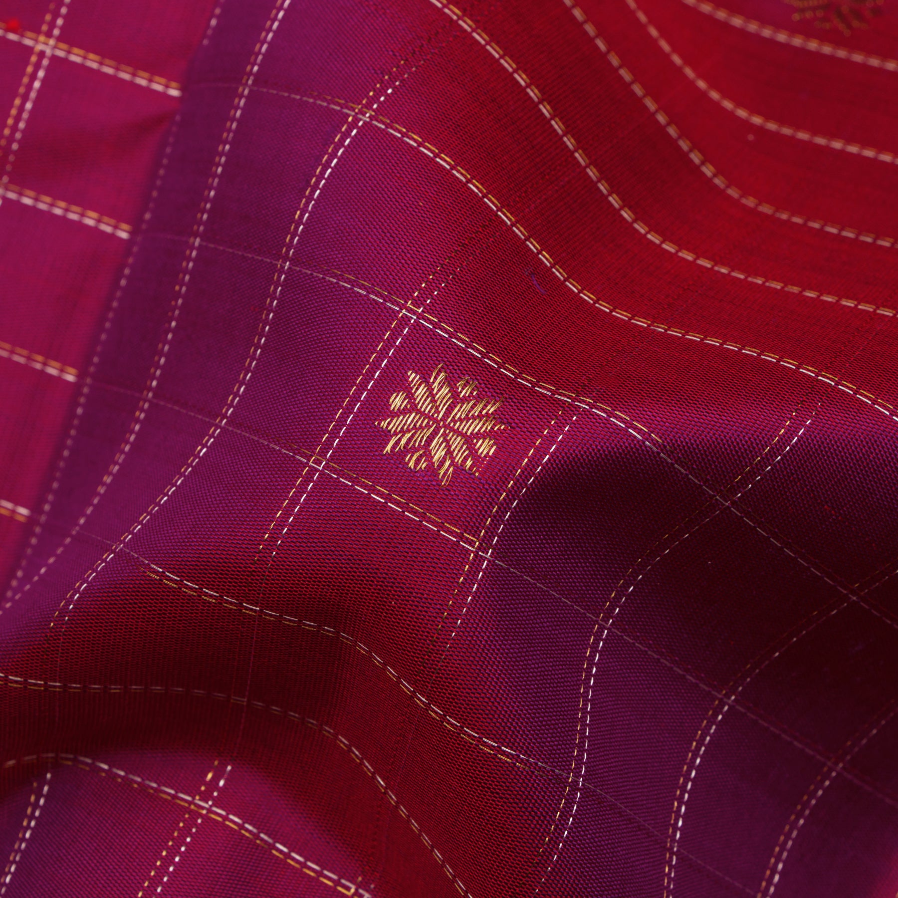 Kanakavalli Kanjivaram Silk Sari 25-615-HS001-01153 - Fabric View