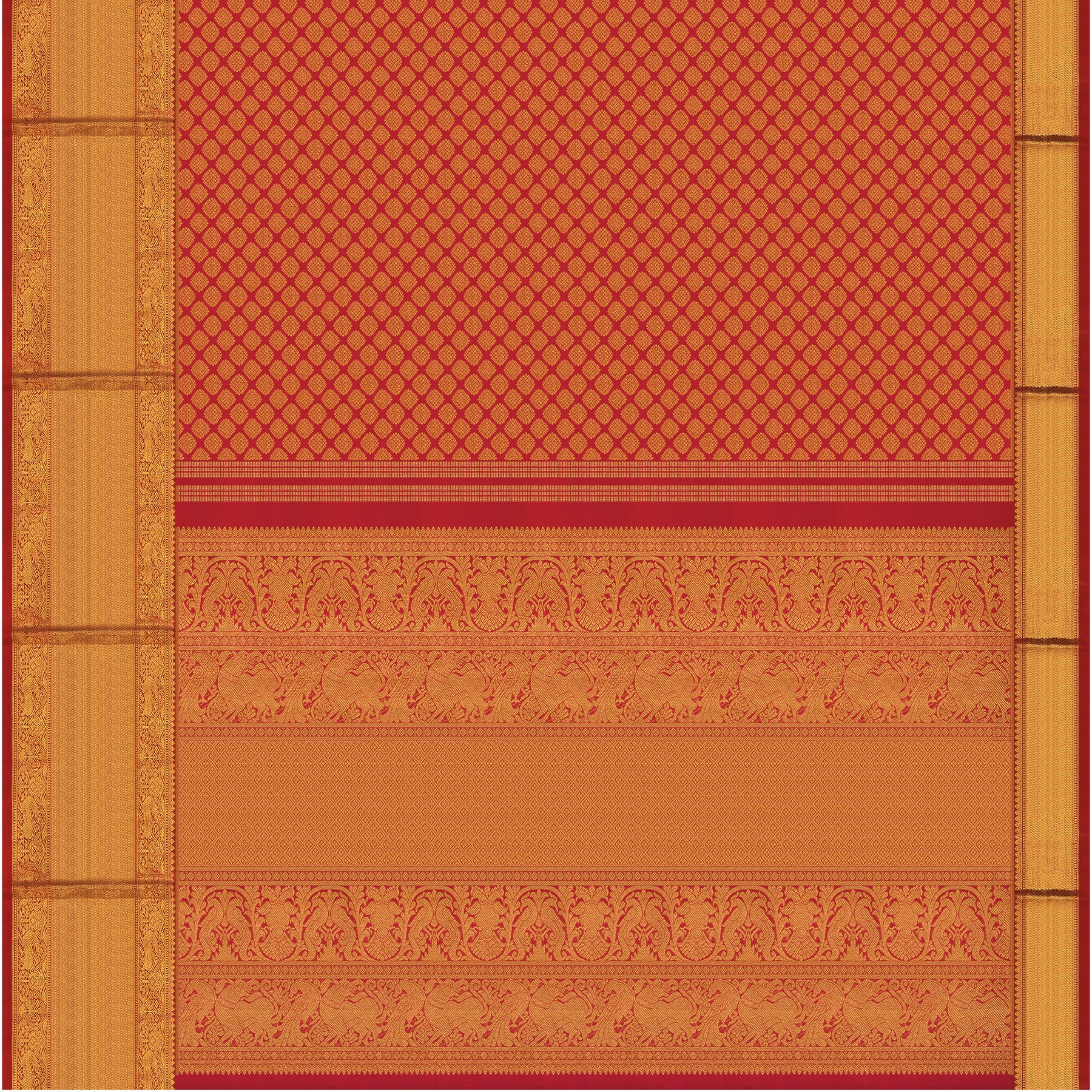 Kanakavalli Kanjivaram Silk Sari 25-615-HS001-01898 - Full  View
