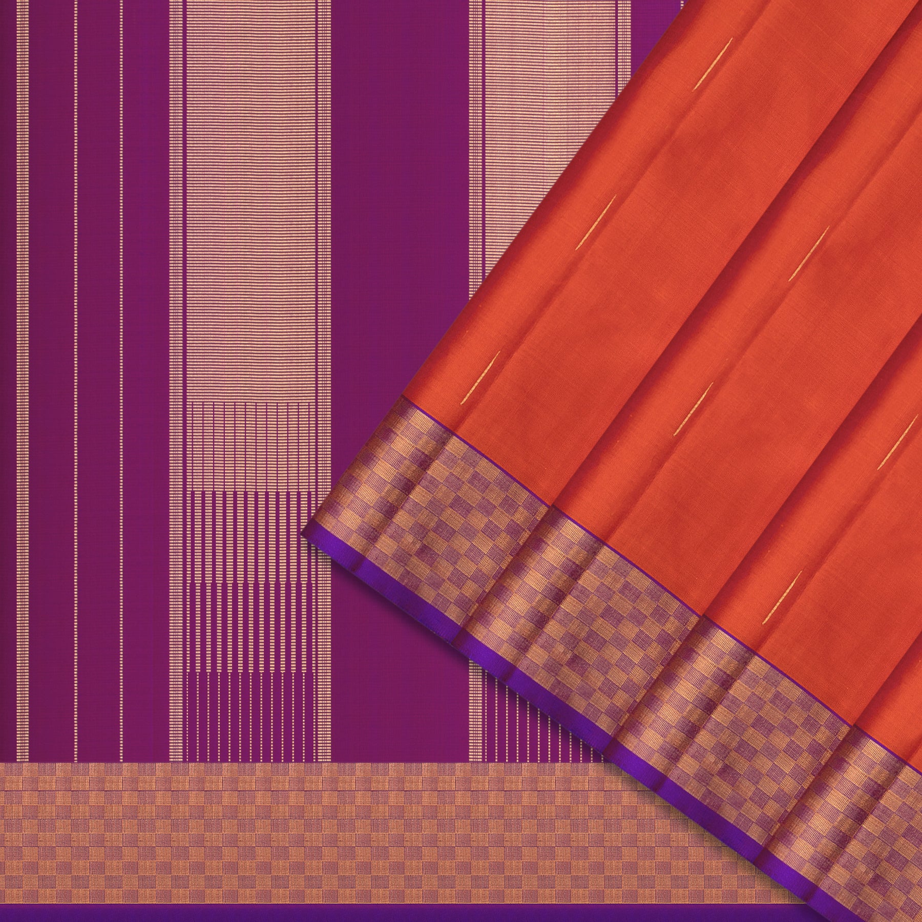 Kanakavalli Kanjivaram Silk Sari 25-615-HS001-01919 - Cover View