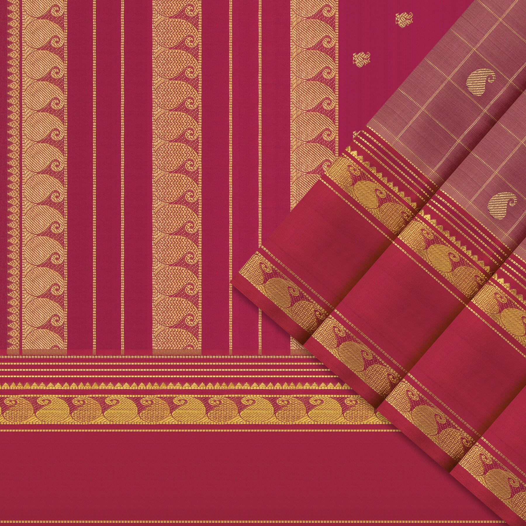 Kanakavalli Kanjivaram Silk Sari 25-615-HS001-01920 - Cover View