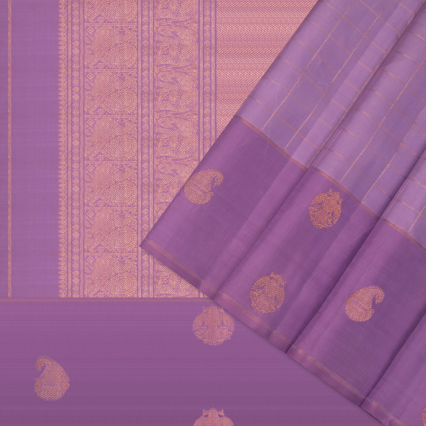 Kanakavalli Kanjivaram Silk Sari 25-615-HS001-01928 - Cover View