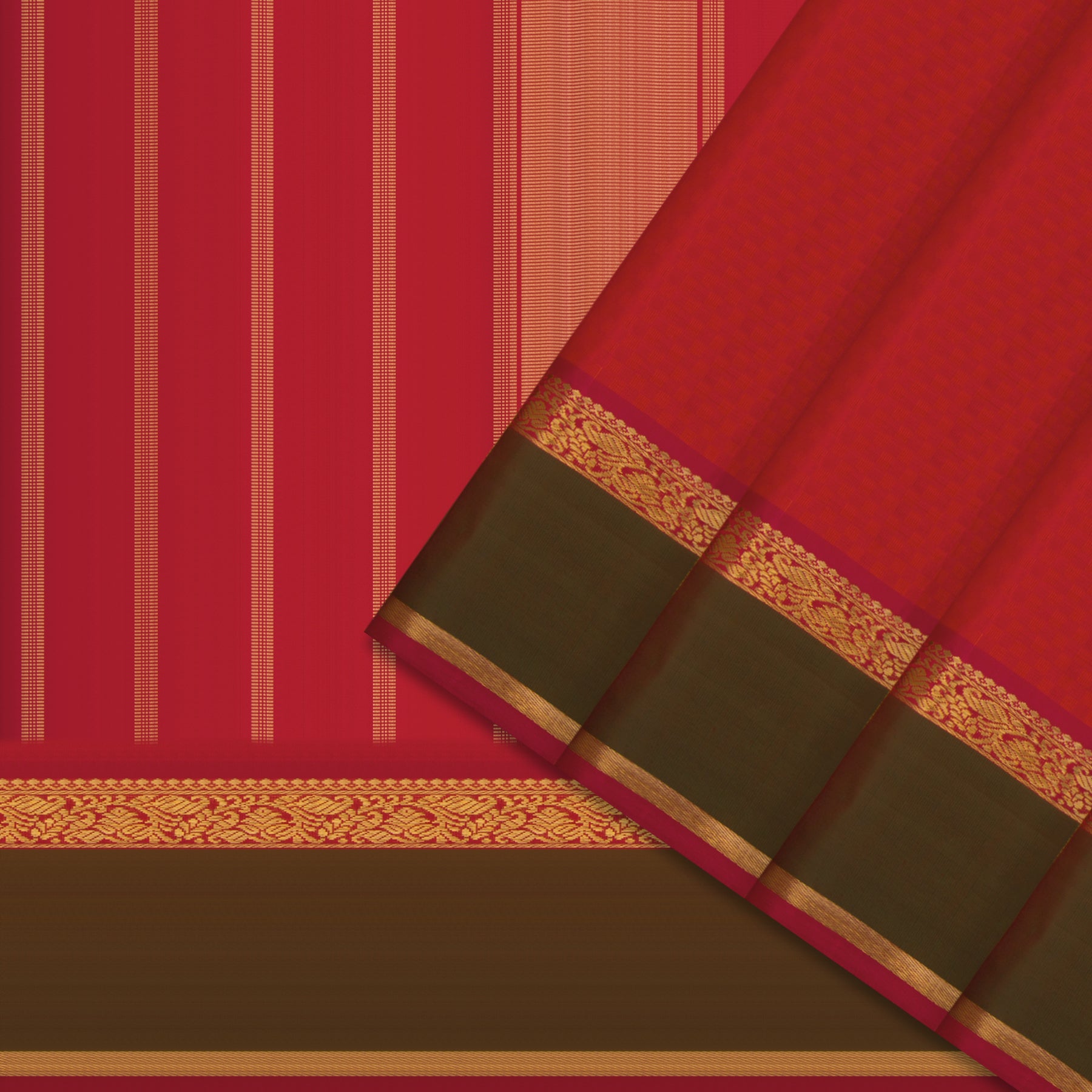 Kanakavalli Kanjivaram Silk Sari 25-615-HS001-01943 - Cover View