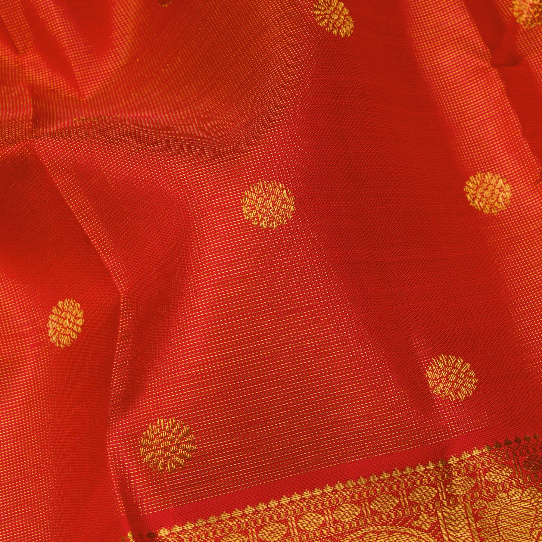 Kanakavalli Kanjivaram Silk Sari 25-615-HS001-01946 - Fabric View