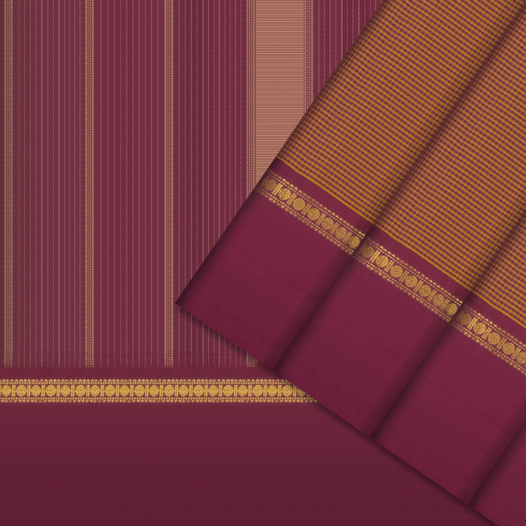 Kanakavalli Kanjivaram Silk Sari 25-615-HS001-01952 - Cover View 