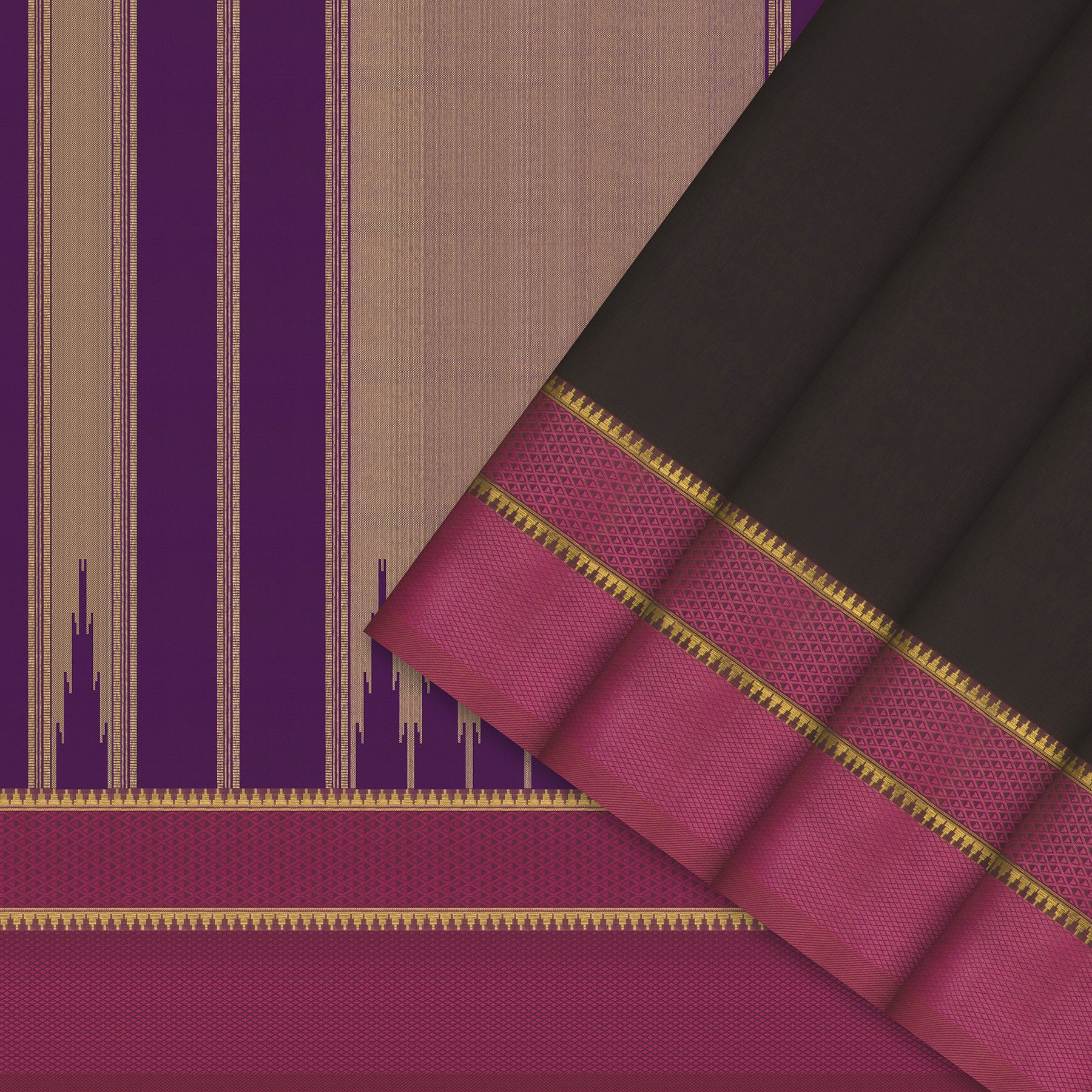 Kanakavalli Kanjivaram Silk Sari 25-615-HS001-01960 - Cover View