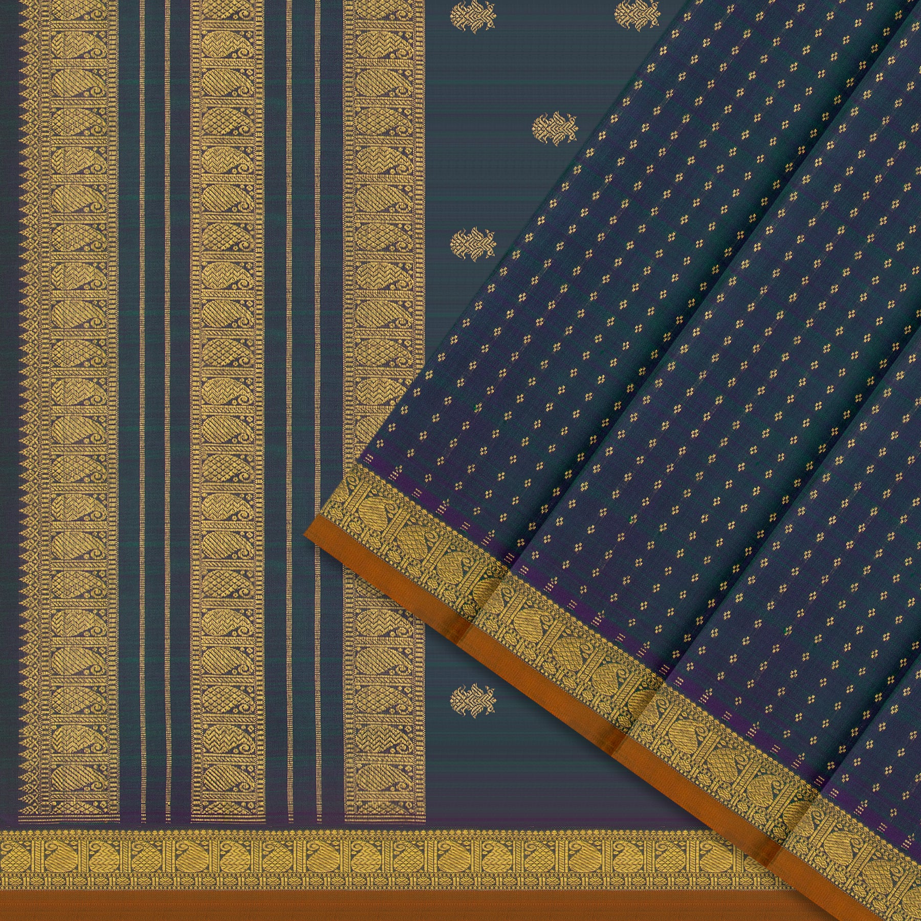 Kanakavalli Kanjivaram Silk Sari 25-615-HS001-01964 - Cover View