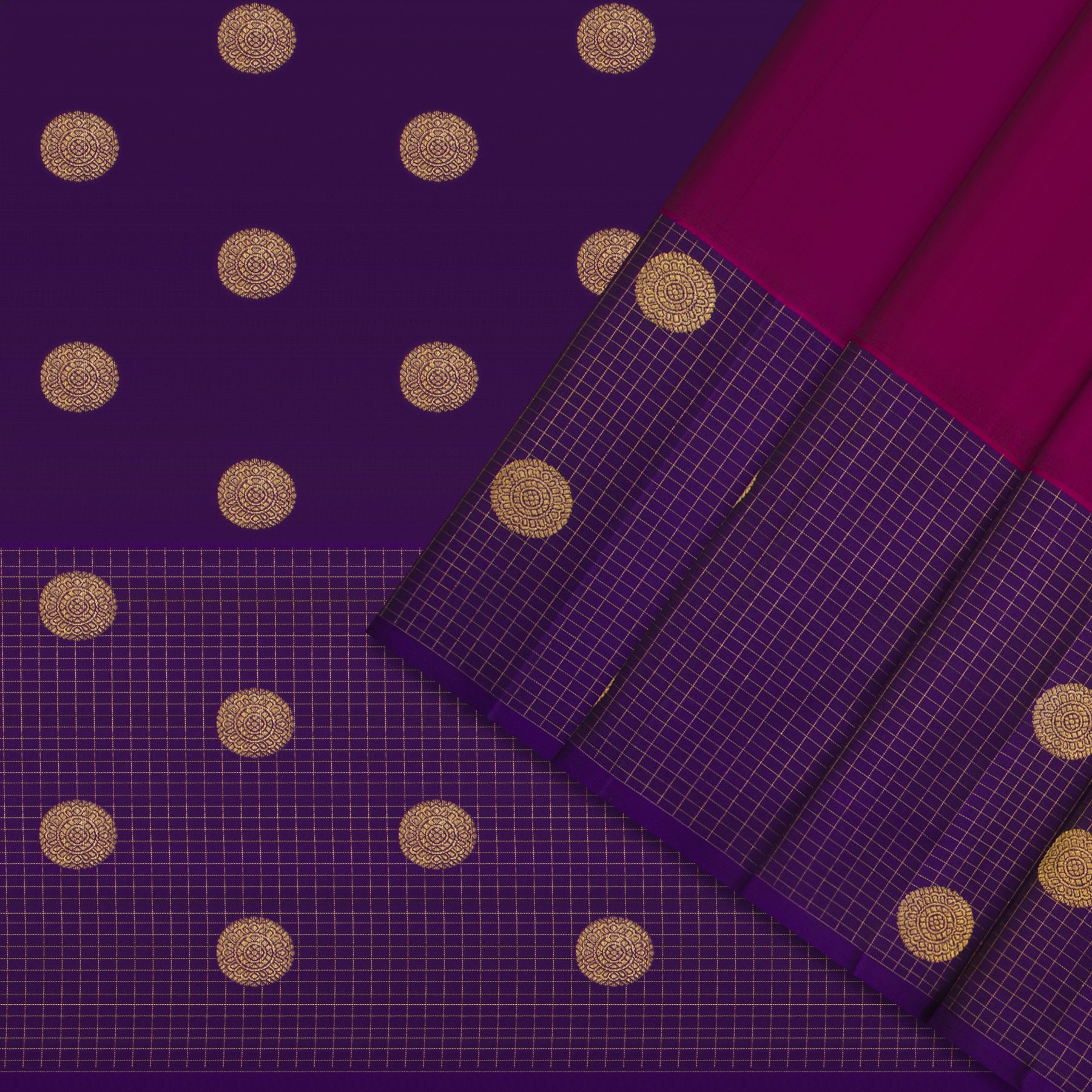 Kanakavalli Kanjivaram Silk Sari 25-615-HS001-01966 - Cover View