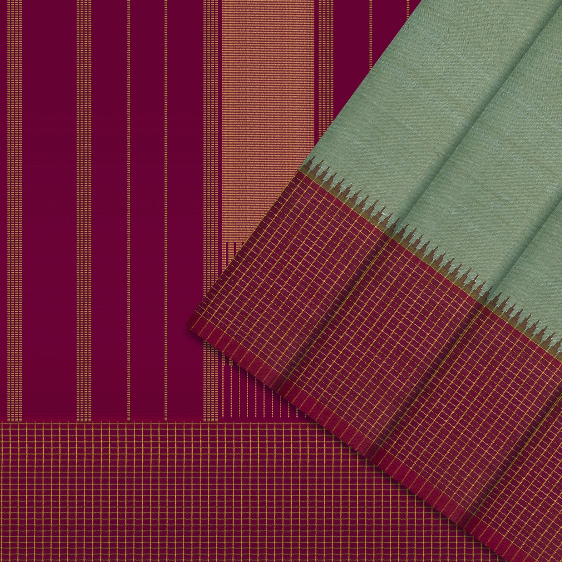 Kanakavalli Kanjivaram Silk Sari 25-615-HS001-02636 - Cover View