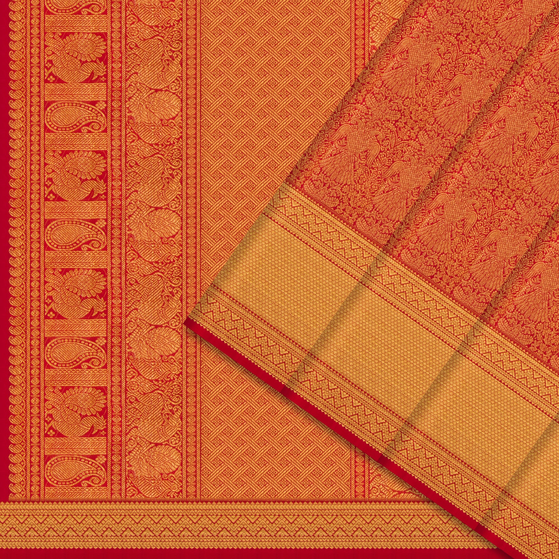 Kanakavalli Kanjivaram Silk Sari 25-615-HS001-02641 - Cover View