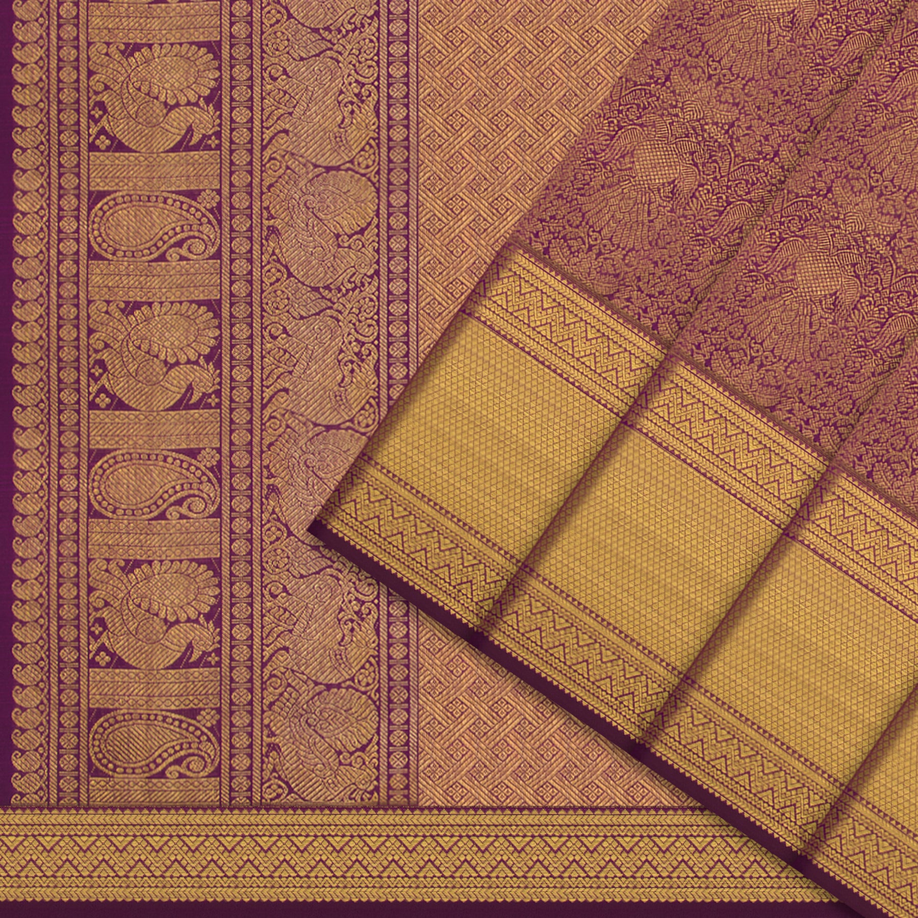 Kanakavalli Kanjivaram Silk Sari 25-615-HS001-02642 - Cover View