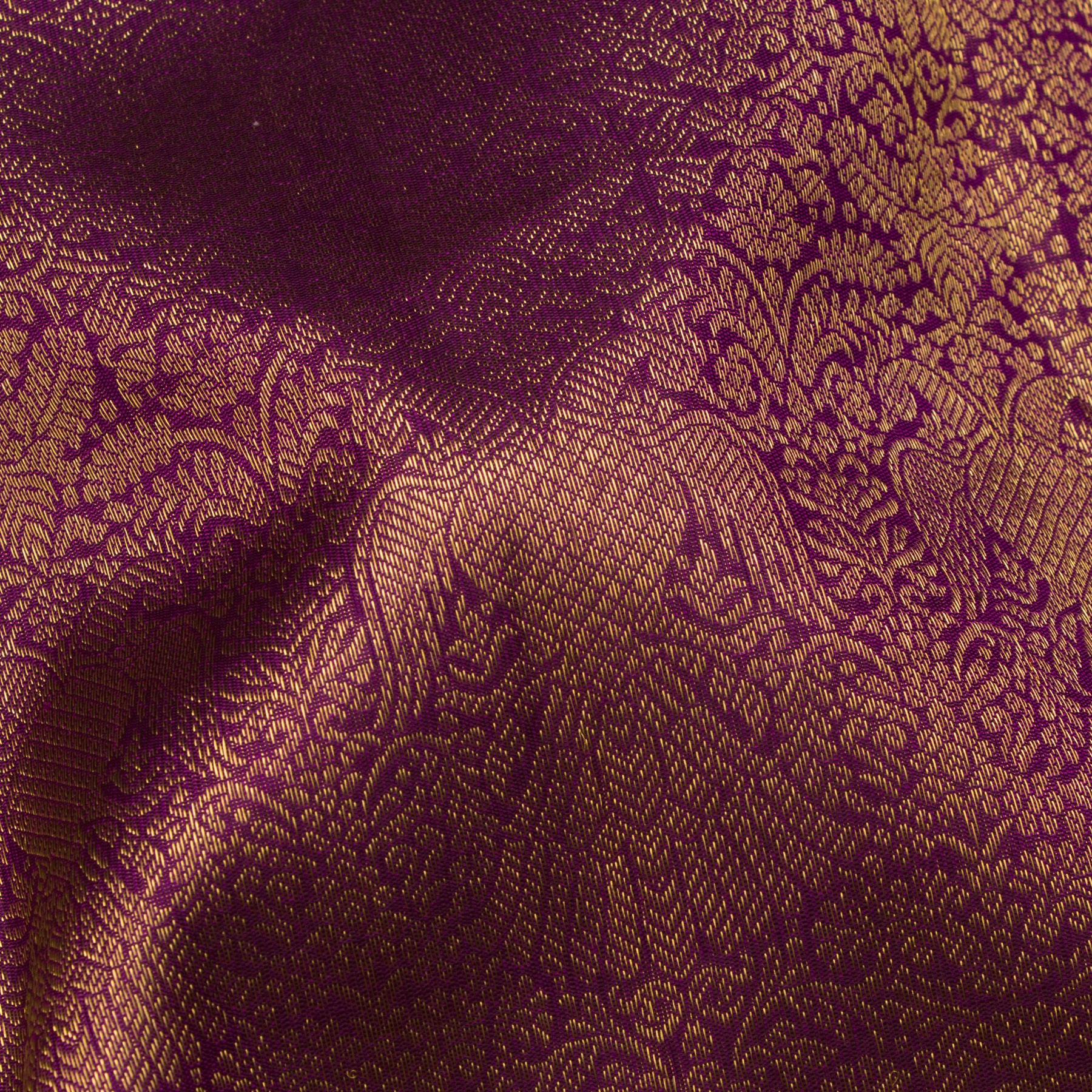 Kanakavalli Kanjivaram Silk Sari 25-615-HS001-02642 - Fabric View