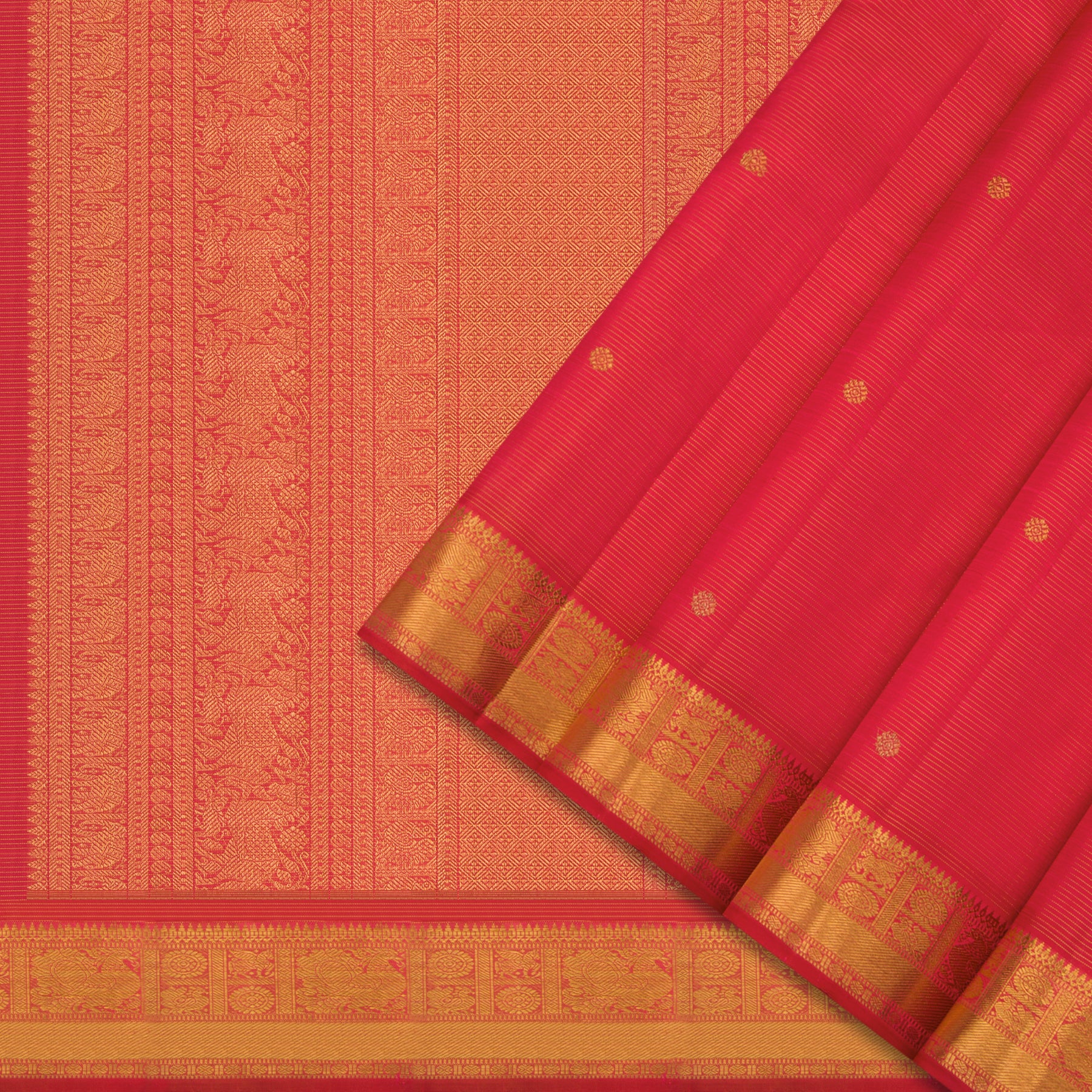 Kanakavalli Kanjivaram Silk Sari 25-615-HS001-02648 - Cover View
