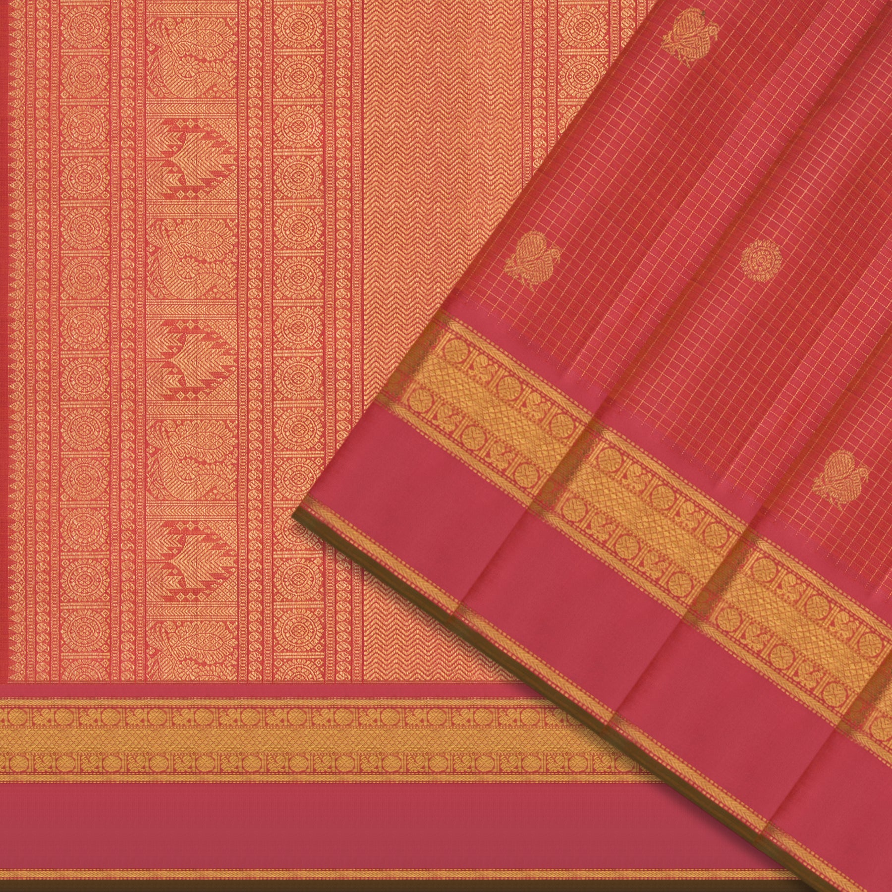 Kanakavalli Kanjivaram Silk Sari 25-615-HS001-02656 - Cover View