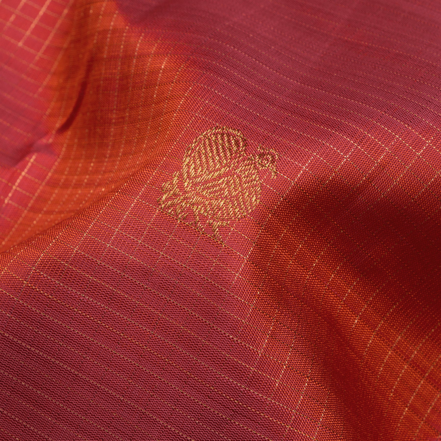 Kanakavalli Kanjivaram Silk Sari 25-615-HS001-02656 - Fabric View