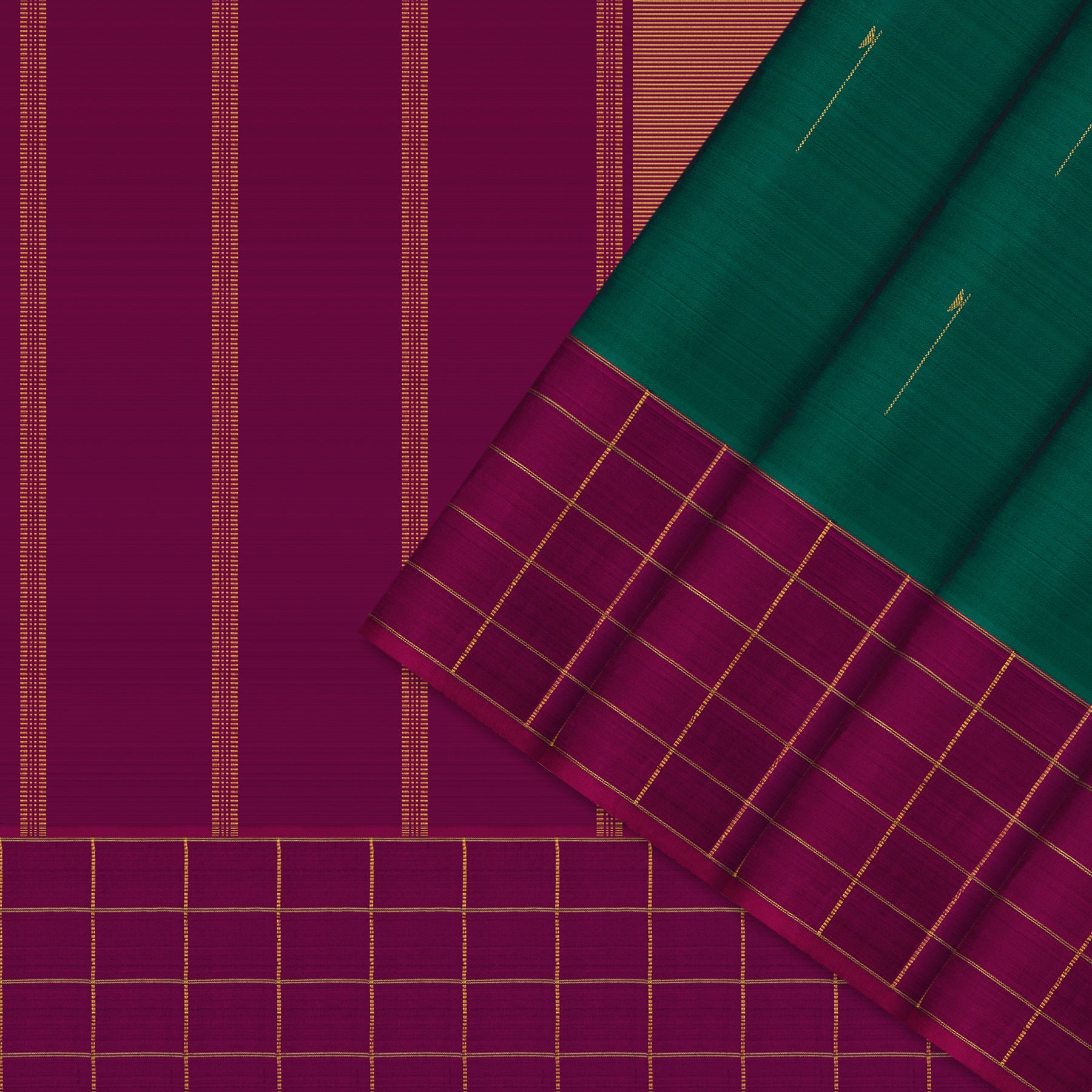 Kanakavalli Kanjivaram Silk Sari 25-615-HS001-02658 - Cover View