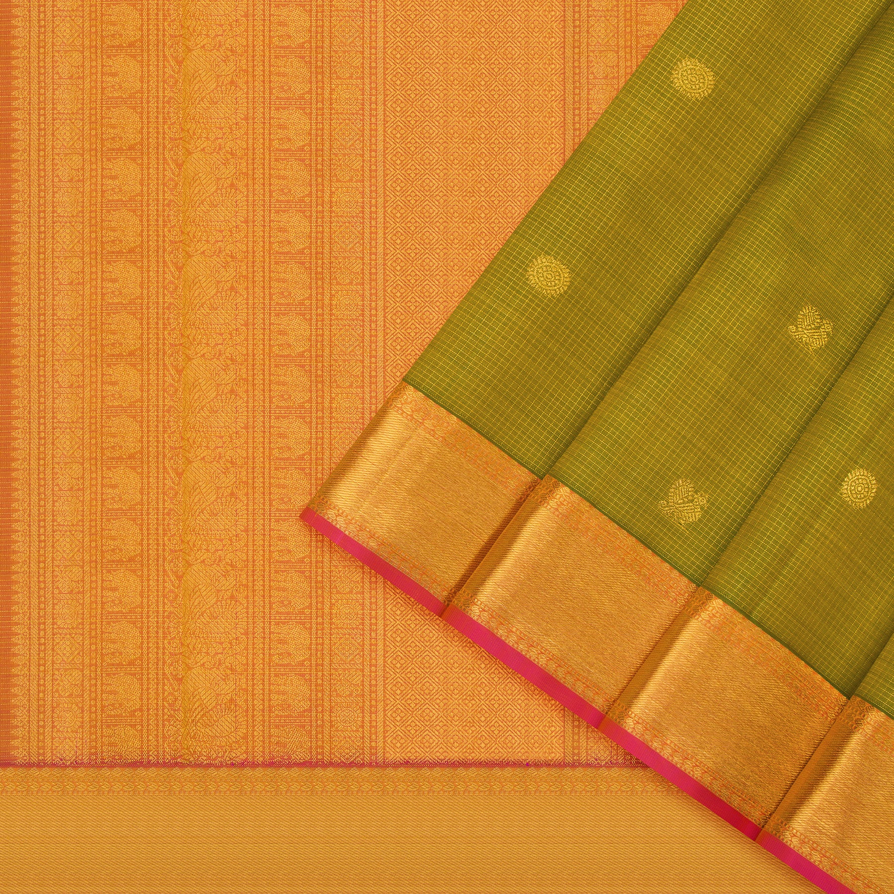 Kanakavalli Kanjivaram Silk Sari 25-615-HS001-02660 - Cover View