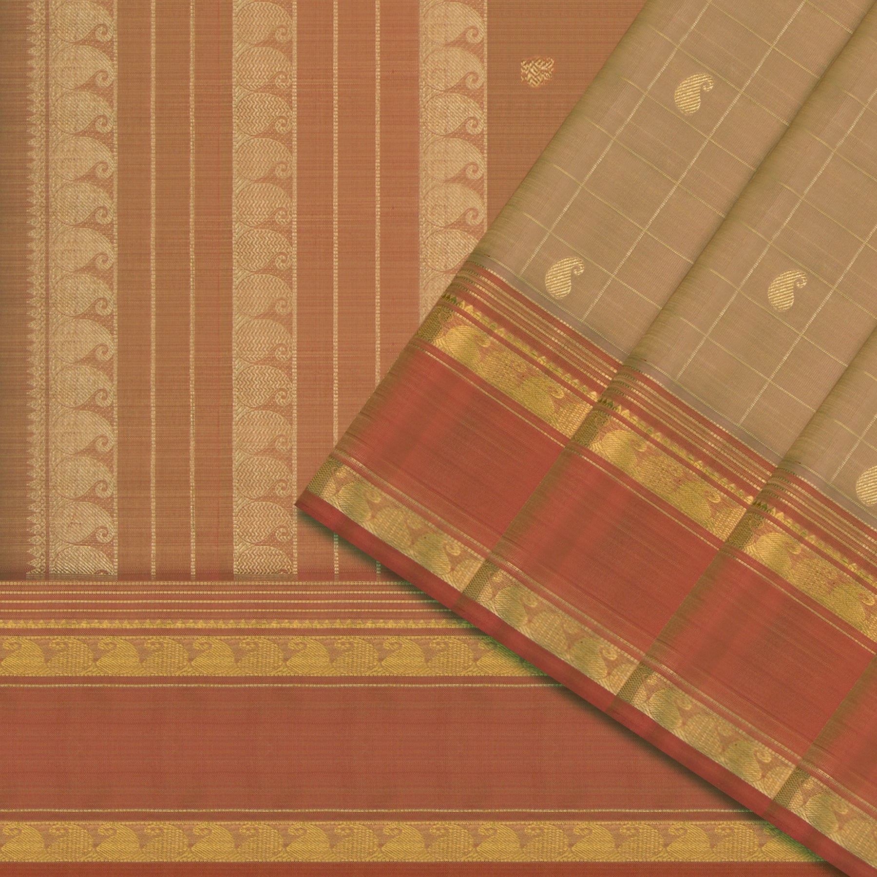 Kanakavalli Kanjivaram Silk Sari 25-615-HS001-02673 - Cover View