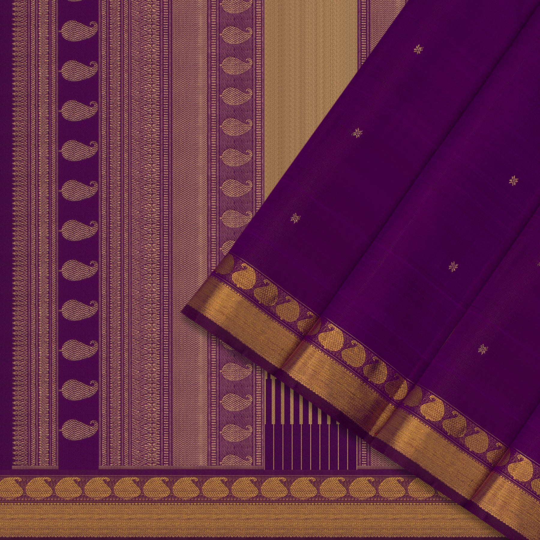 Kanakavalli Kanjivaram Silk Sari 25-615-HS001-02677 - Cover View