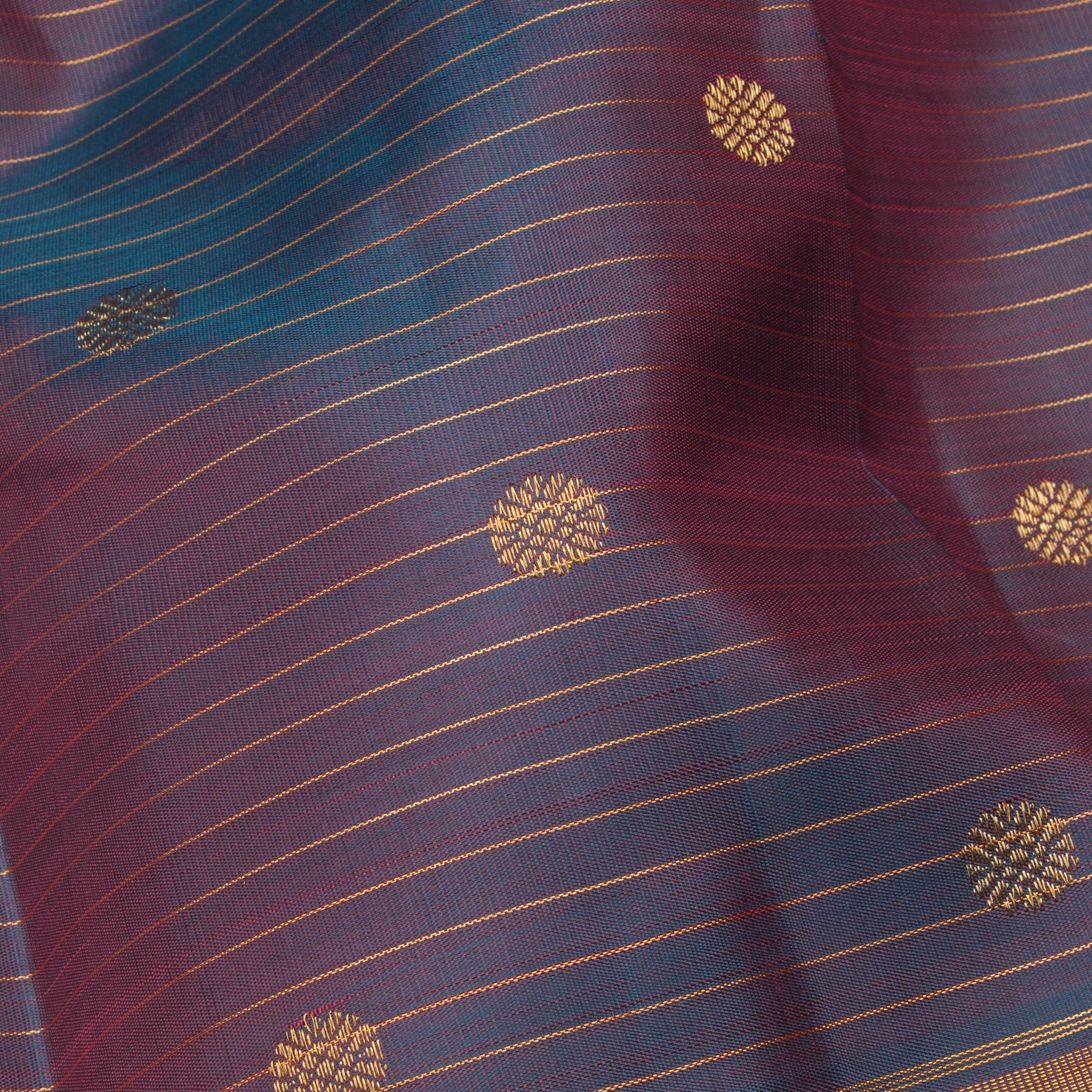 Kanakavalli Kanjivaram Silk Sari 25-615-HS001-02699 - Fabric View