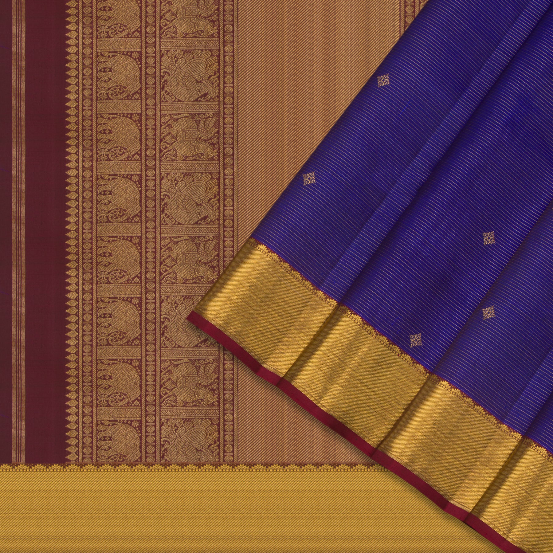 Kanakavalli Kanjivaram Silk Sari 25-615-HS001-02741 - Cover View