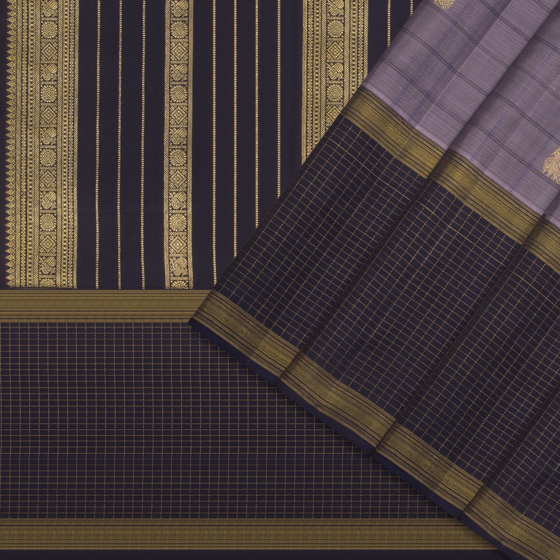 Kanakavalli Kanjivaram Silk Sari 25-615-HS001-03658 - Cover View 