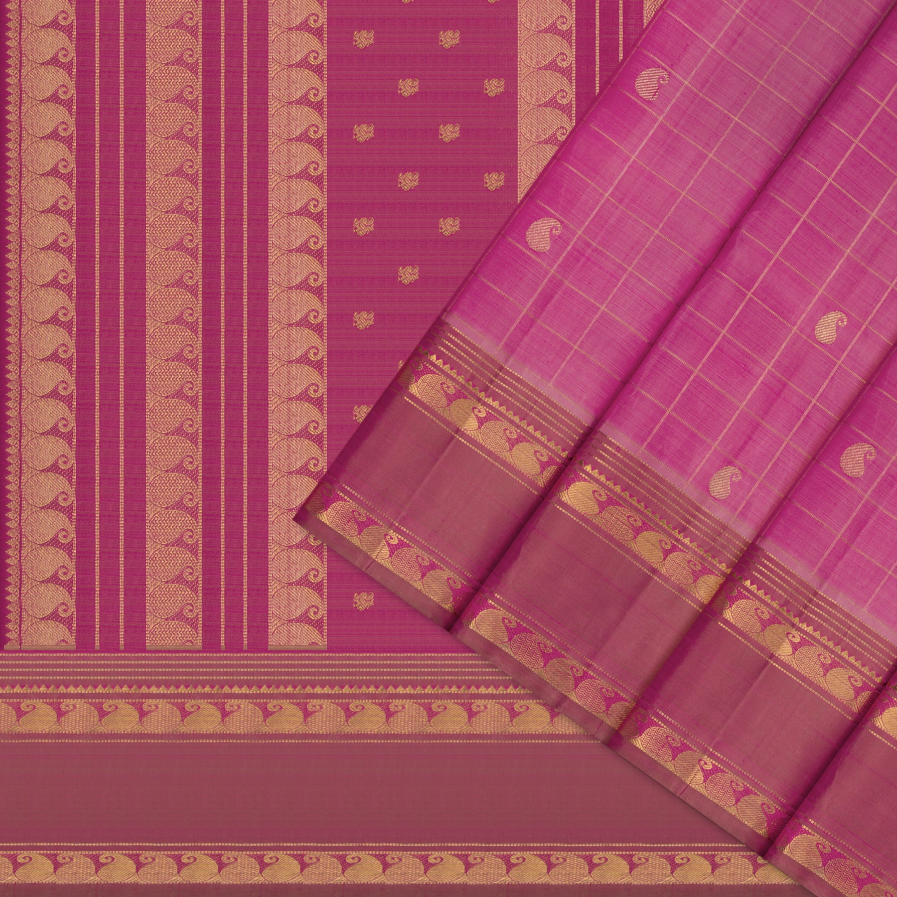 Kanakavalli Kanjivaram Silk Sari 25-615-HS001-03679 - Cover View