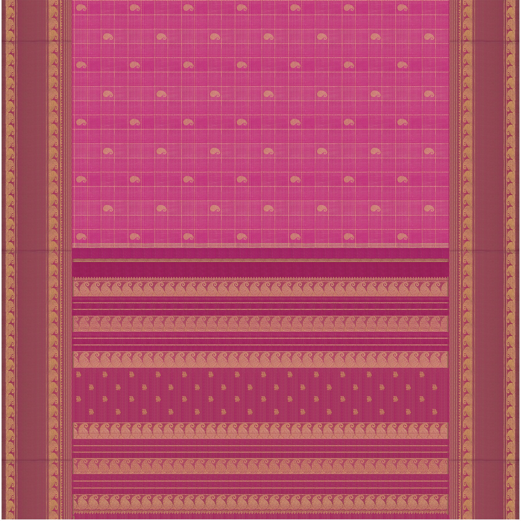 Kanakavalli Kanjivaram Silk Sari 25-615-HS001-03679 - Full View