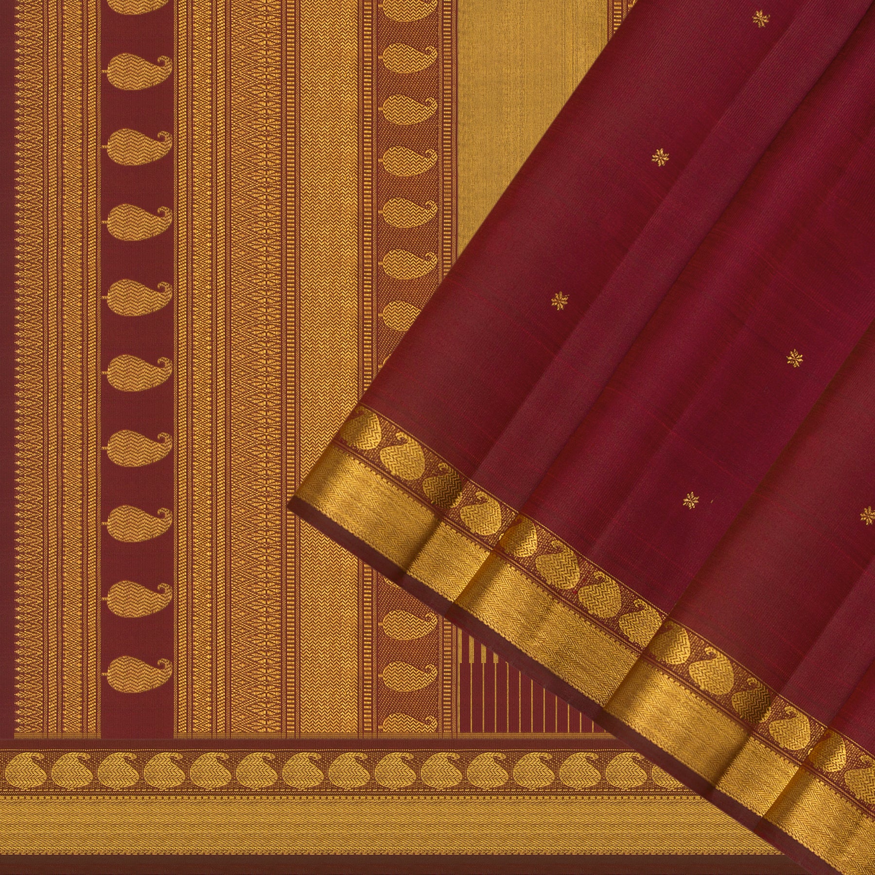 Kanakavalli Kanjivaram Silk Sari 25-615-HS001-03684 - Cover View 