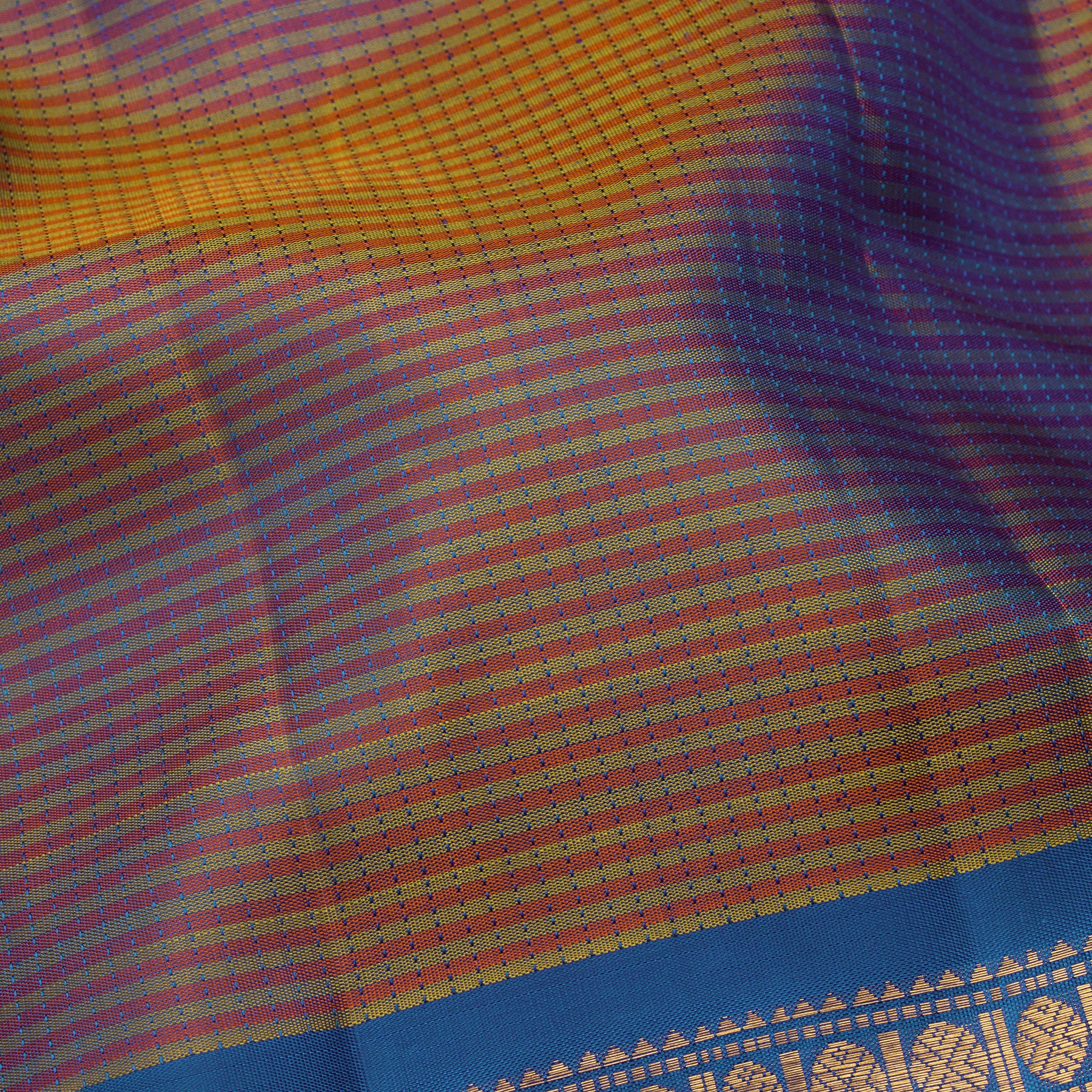 Kanakavalli Kanjivaram Silk Sari 25-615-HS001-03727 - Fabric View