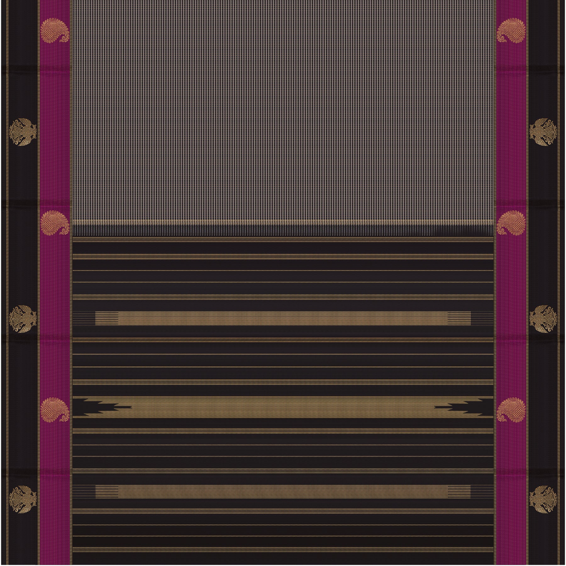 Kanakavalli Kanjivaram Silk Sari 25-615-HS001-03854 - Full View