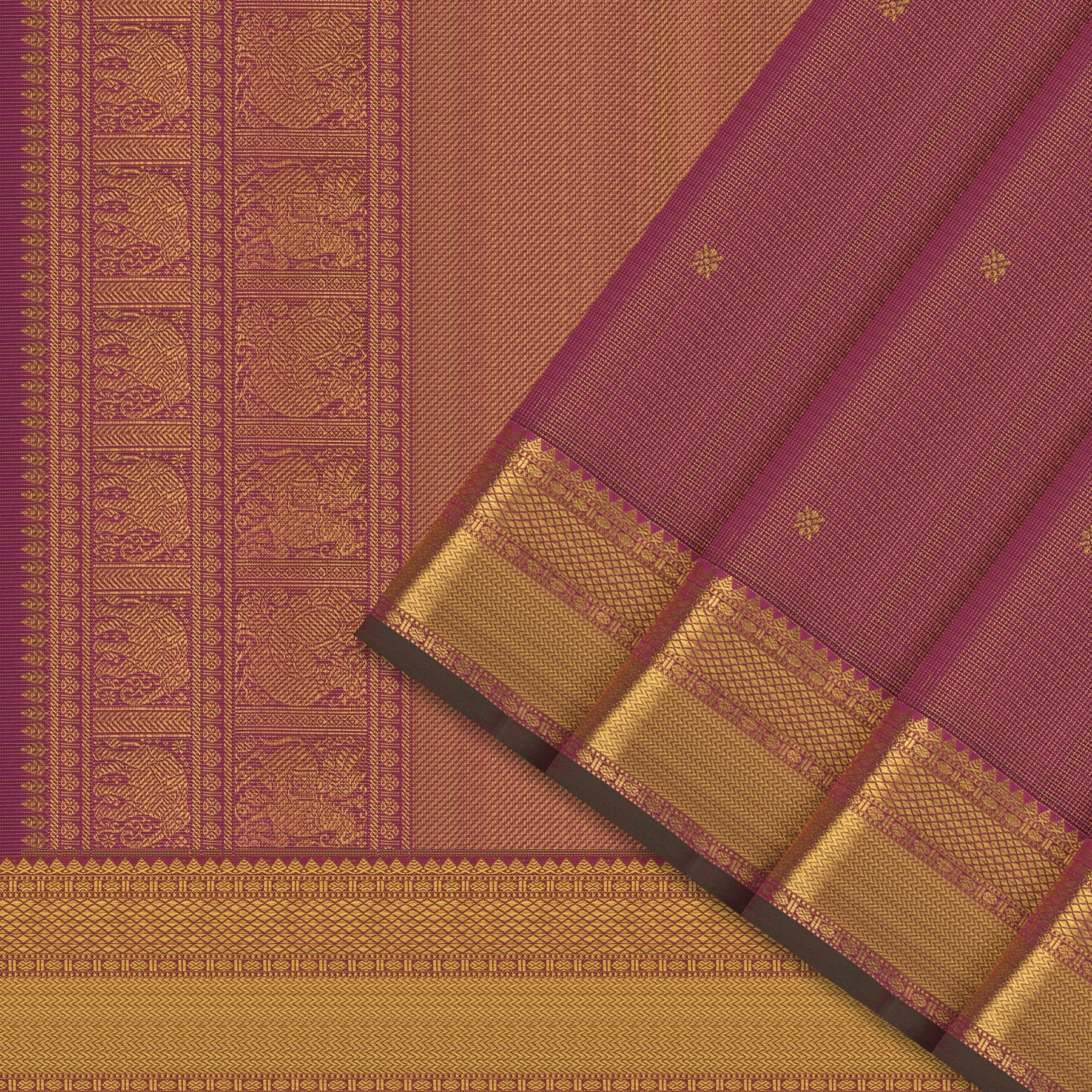 Kanakavalli Kanjivaram Silk Sari 25-615-HS001-03857 - Cover View