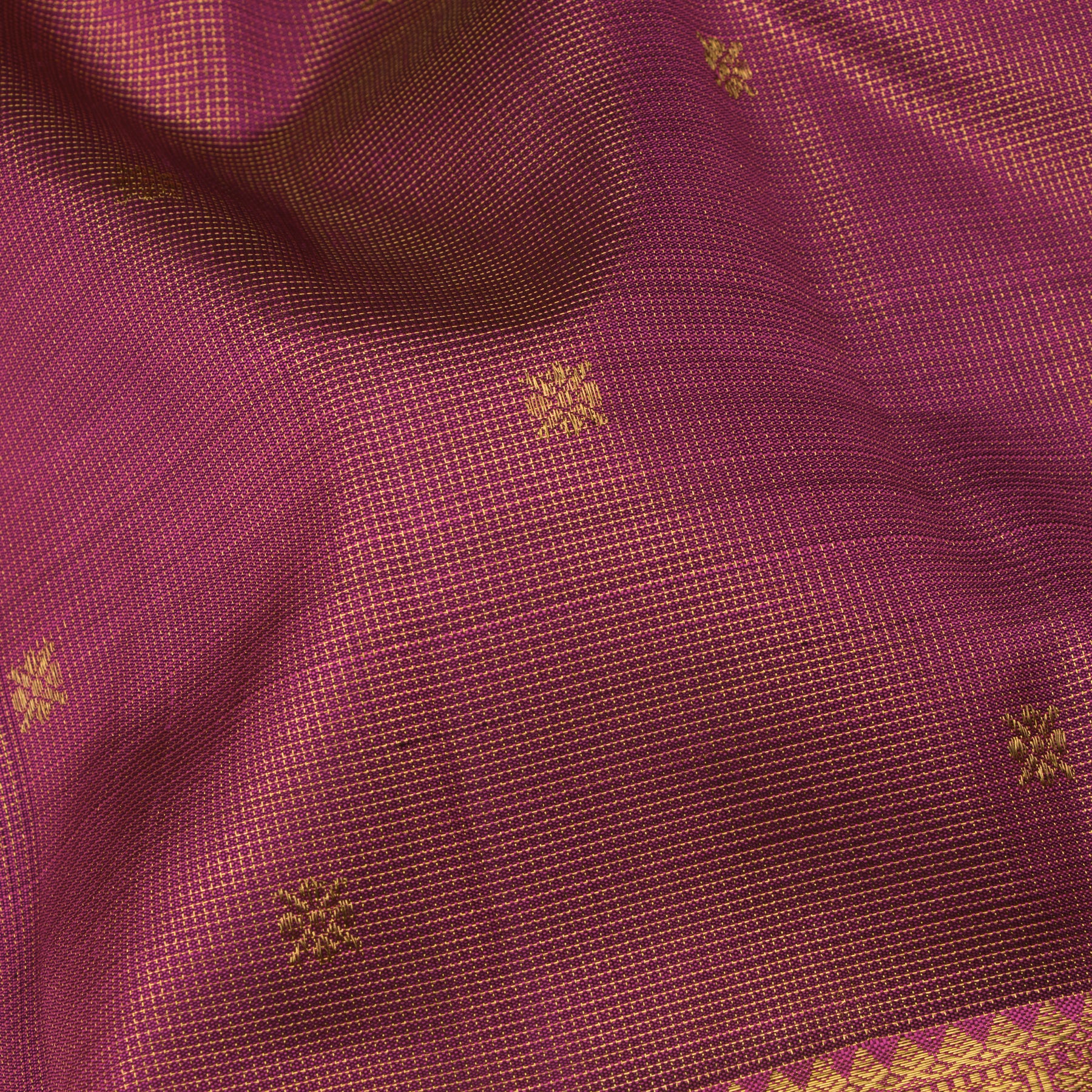 Kanakavalli Kanjivaram Silk Sari 25-615-HS001-03857 - Fabric View