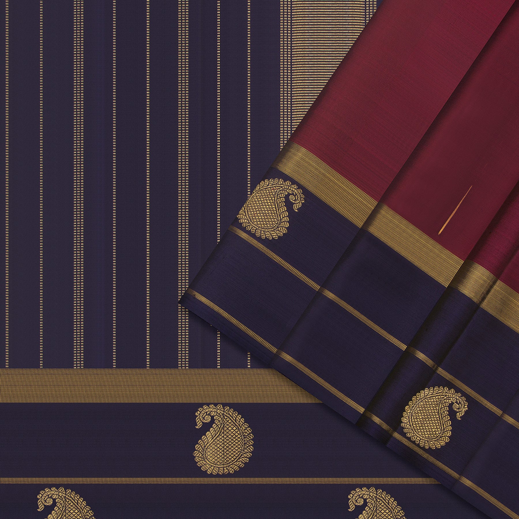 Kanakavalli Kanjivaram Silk Sari 25-615-HS001-03860 - Cover View 