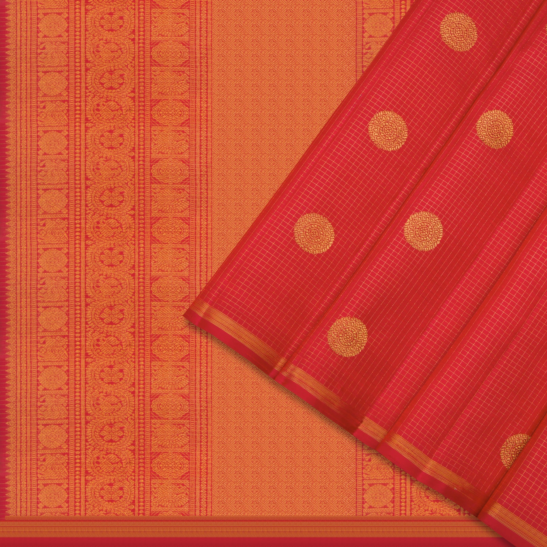 Kanakavalli Kanjivaram Silk Sari 25-615-HS001-03870 - Cover View