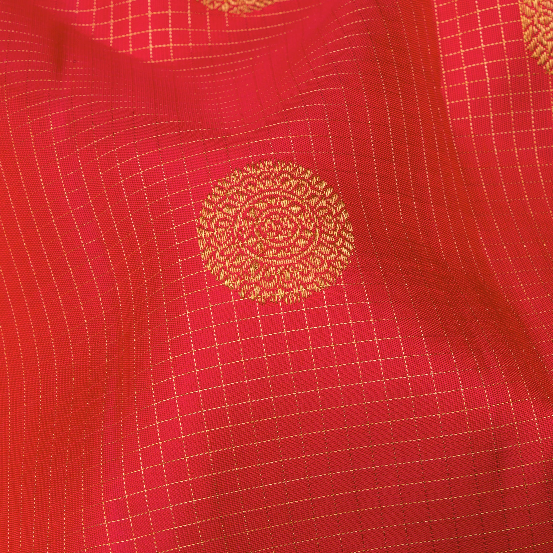 Kanakavalli Kanjivaram Silk Sari 25-615-HS001-03870 - Fabric View