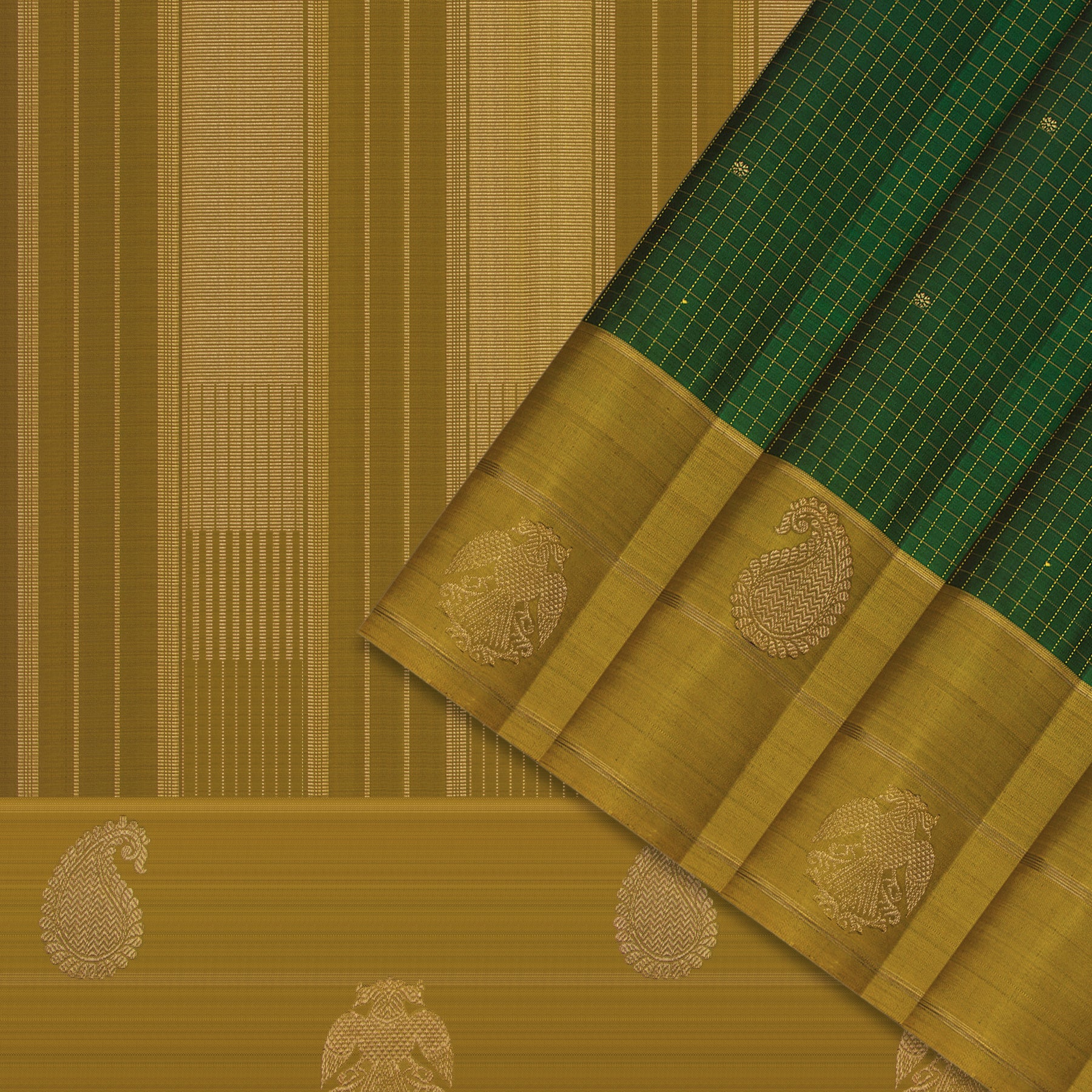 Kanakavalli Kanjivaram Silk Sari 25-615-HS001-04372 - Cover View