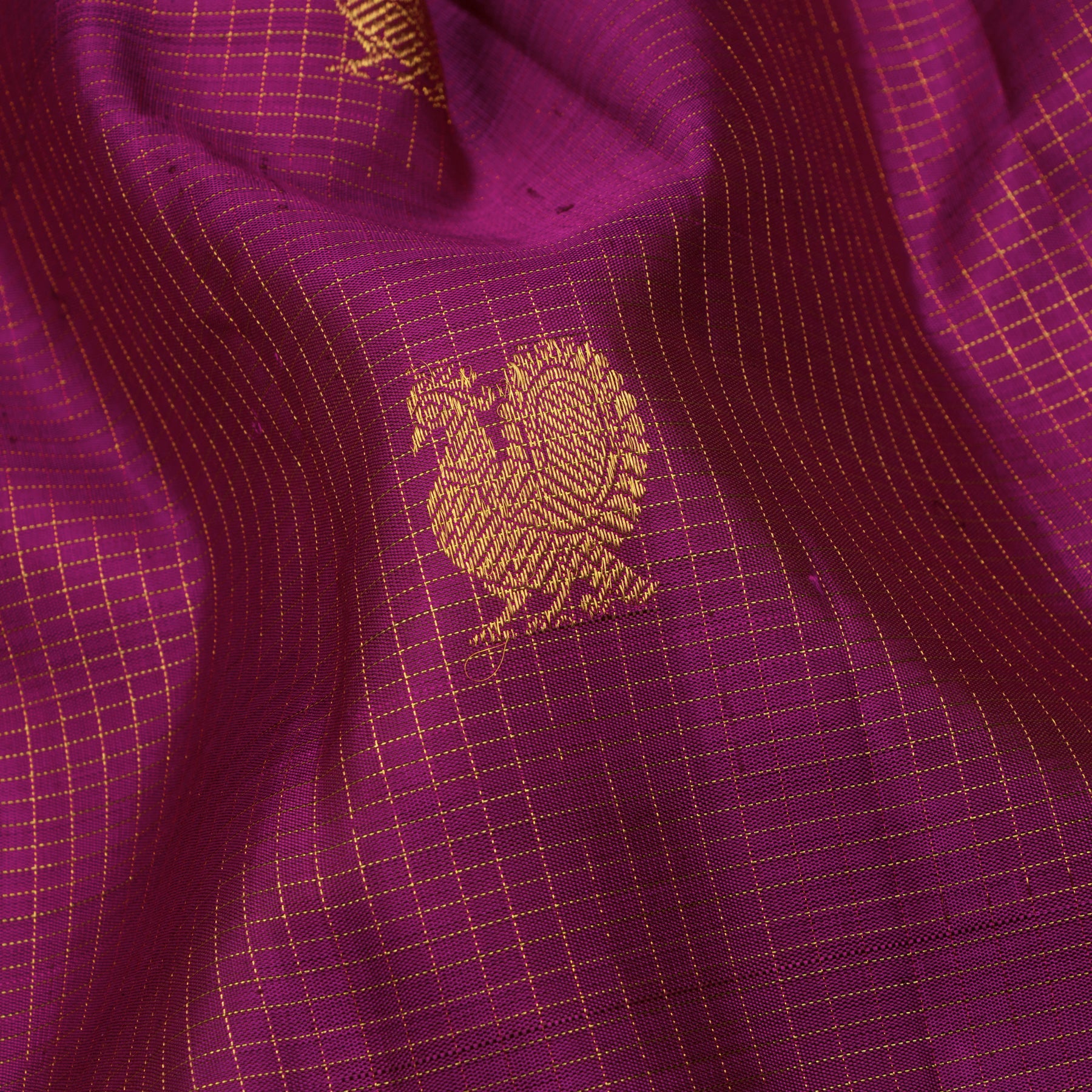 Kanakavalli Kanjivaram Silk Sari 25-615-HS001-04381 - Fabric View