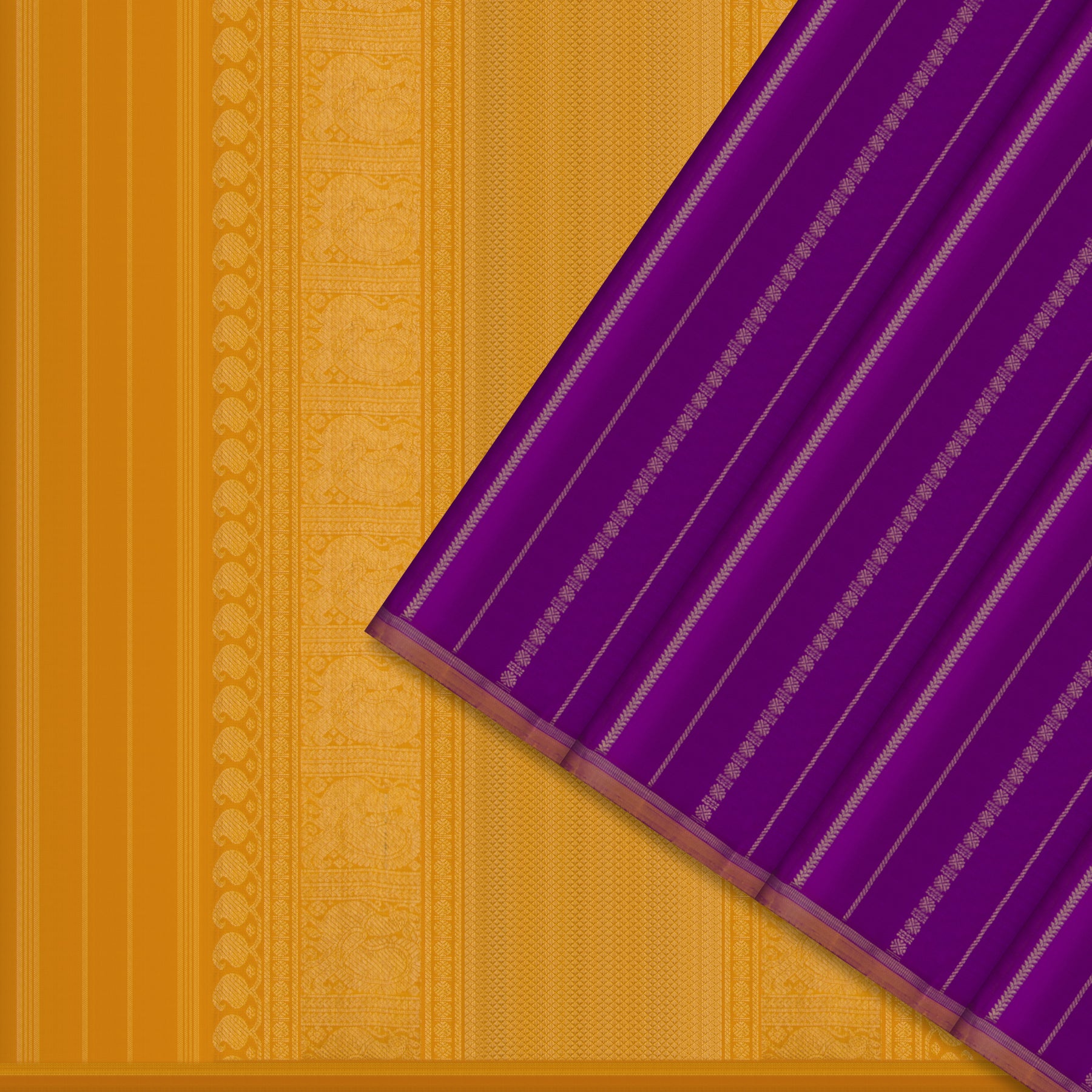 Kanakavalli Kanjivaram Silk Sari 25-615-HS001-04390 - Cover View