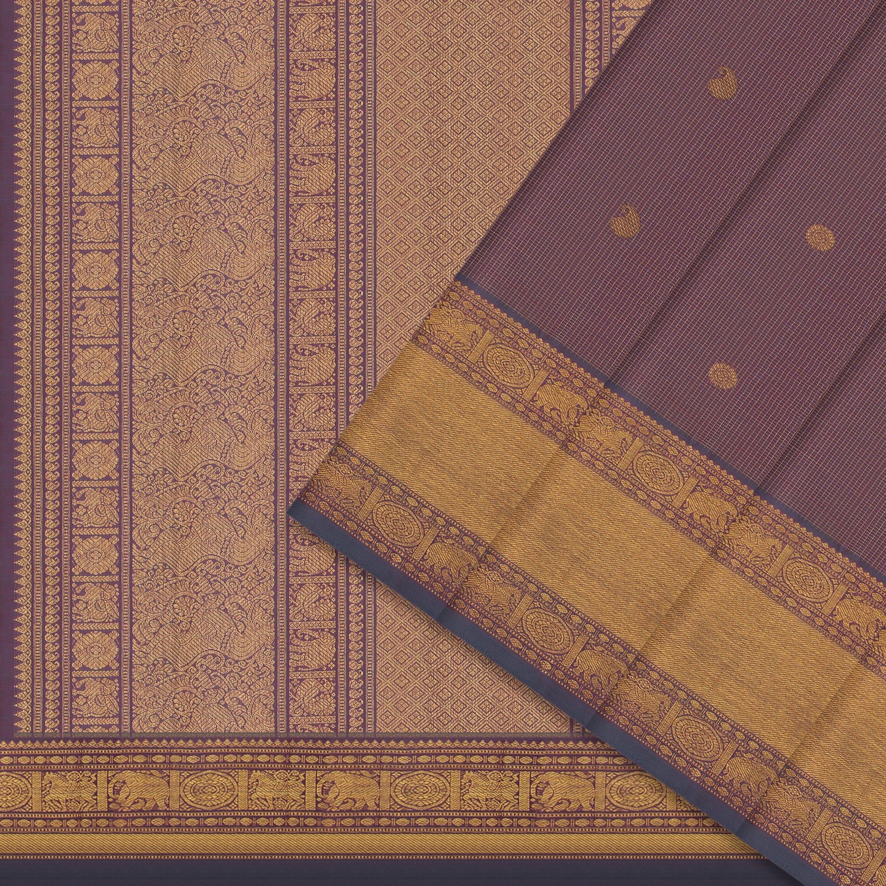 Kanakavalli Kanjivaram Silk Sari 25-615-HS001-04409 - Cover View