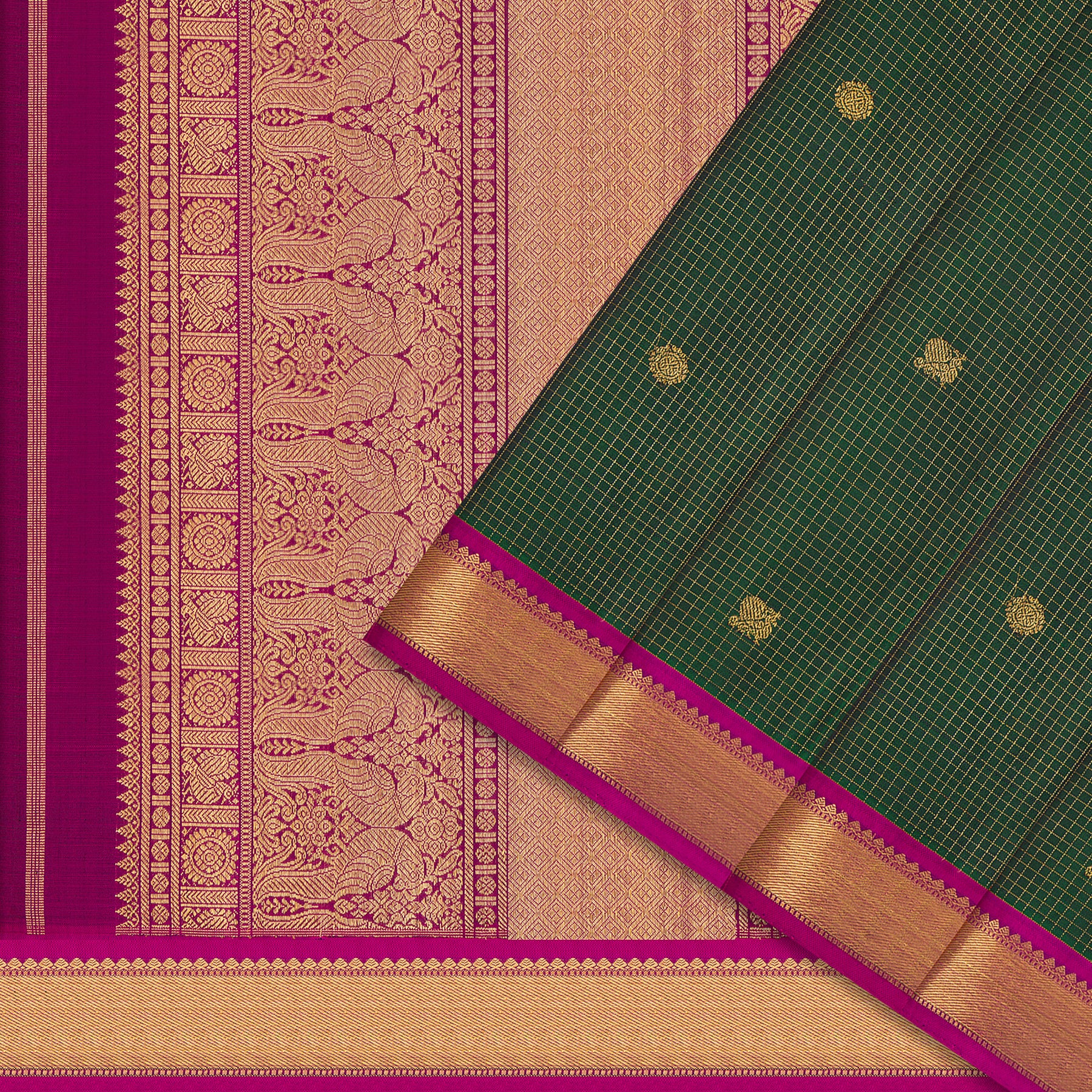 Kanakavalli Kanjivaram Silk Sari 25-615-HS001-05142 - Cover View