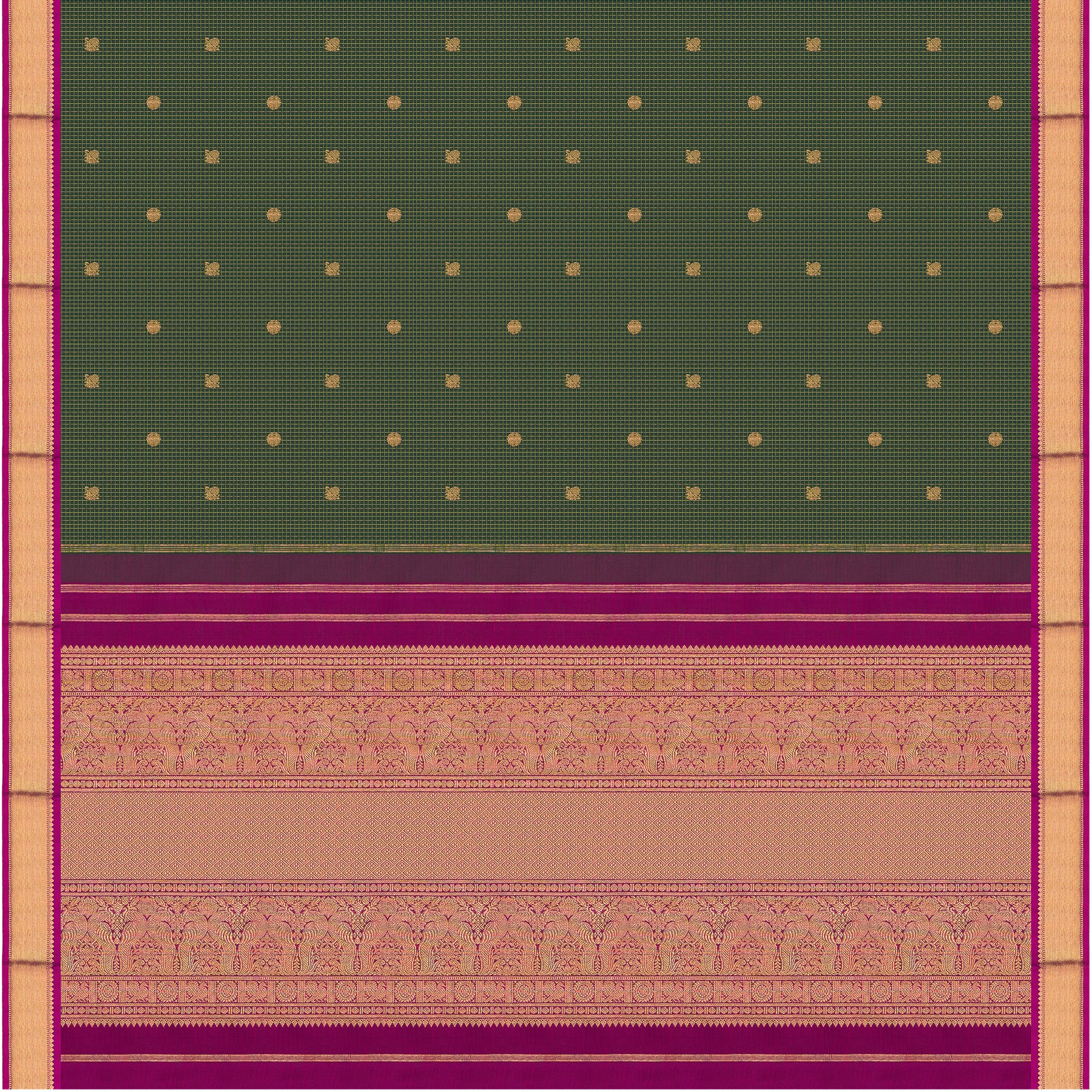 Kanakavalli Kanjivaram Silk Sari 25-615-HS001-05142 - Full View