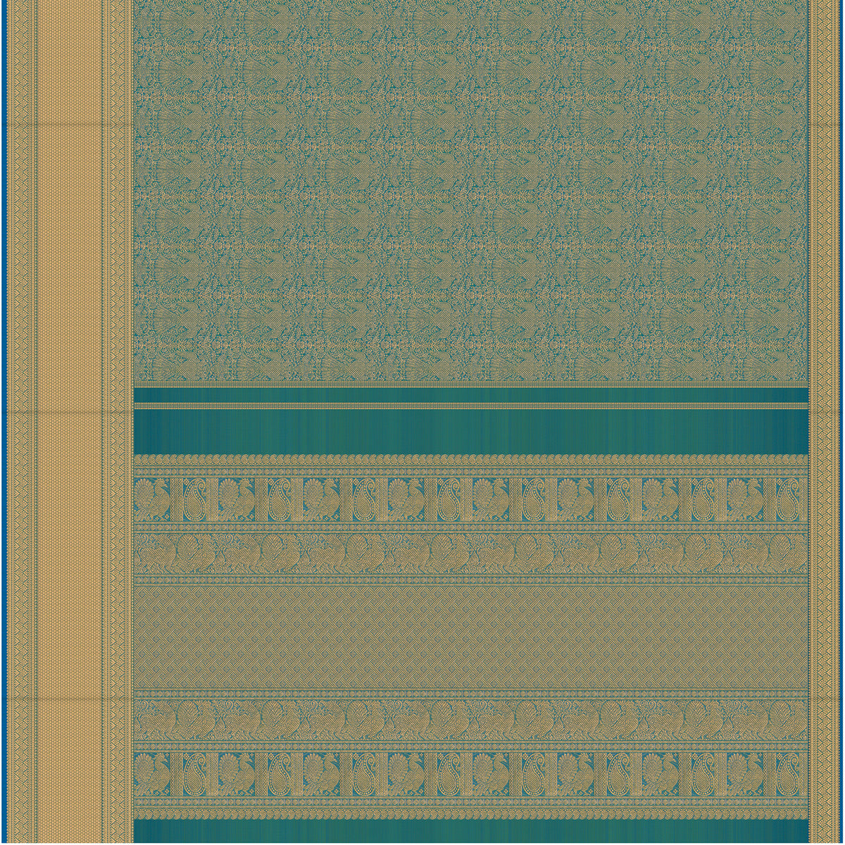 Kanakavalli Kanjivaram Silk Sari 25-615-HS001-05143 - Full View