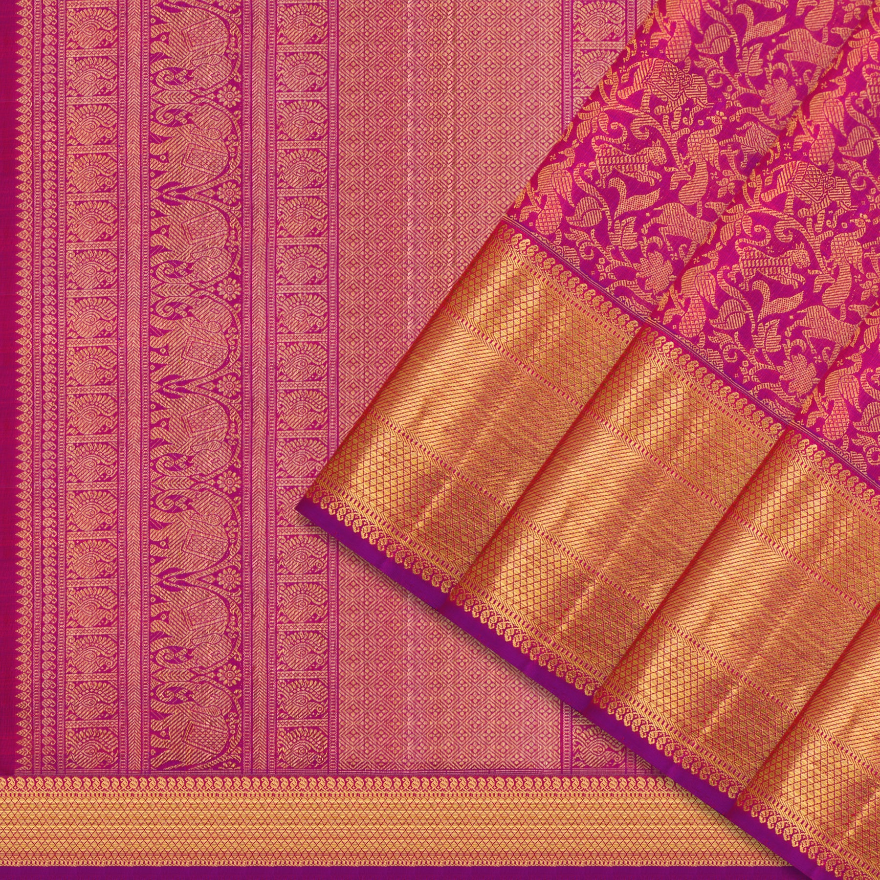 Kanakavalli Kanjivaram Silk Sari 25-615-HS001-05149 - Cover View