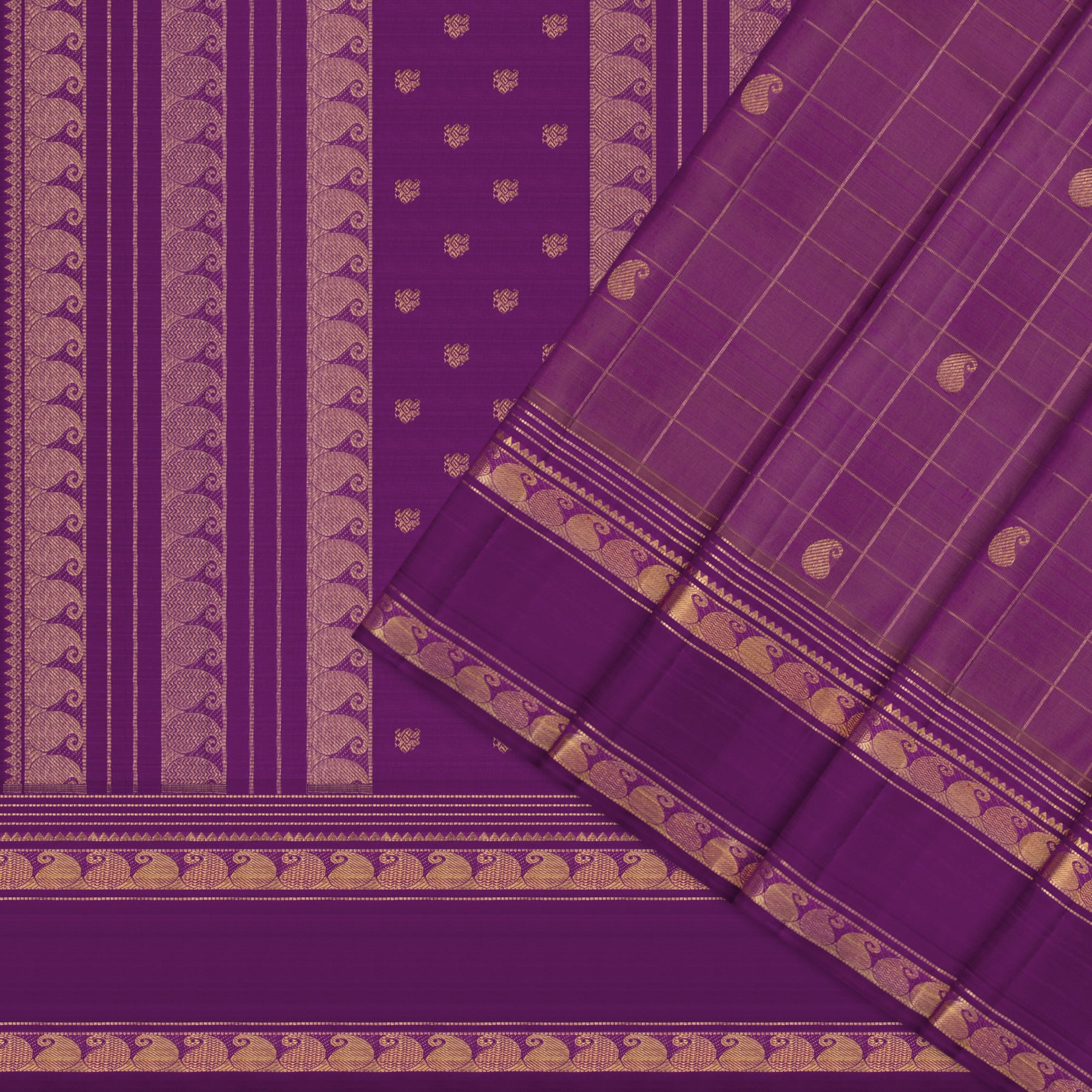 Kanakavalli Kanjivaram Silk Sari 25-615-HS001-05165 - Cover View