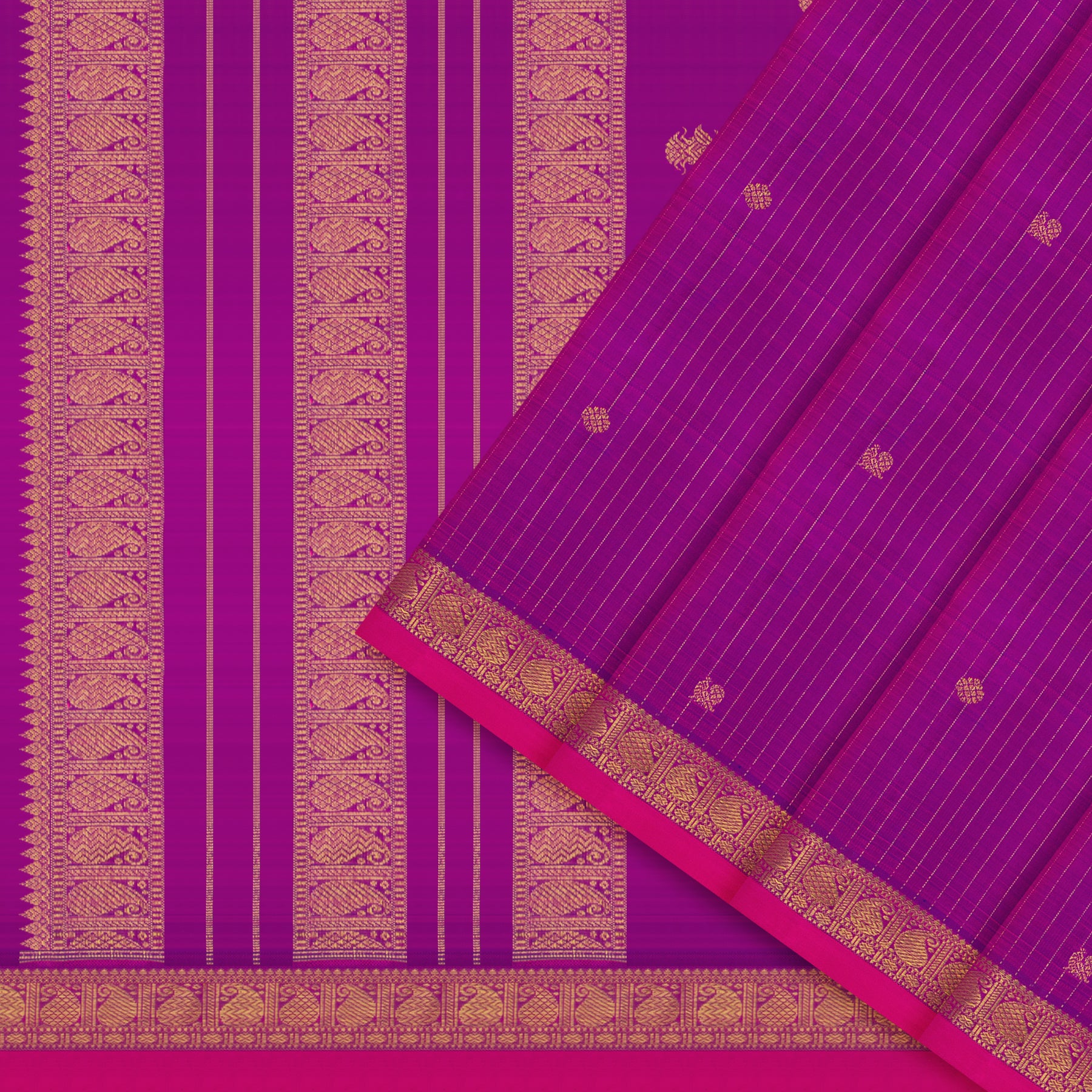 Kanakavalli Kanjivaram Silk Sari 25-615-HS001-05213 - Cover View