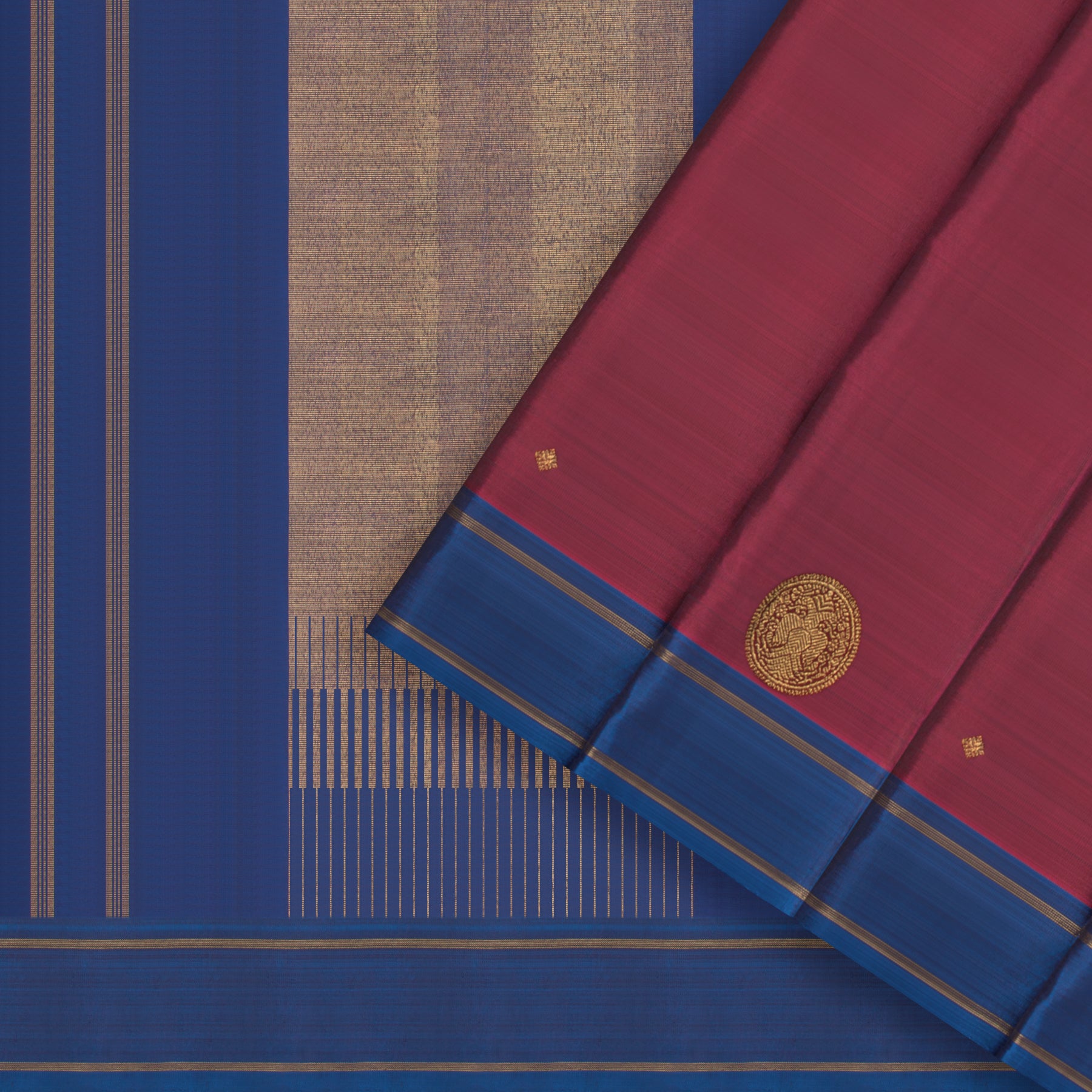 Kanakavalli Kanjivaram Silk Sari 25-615-HS001-05215 - Cover View