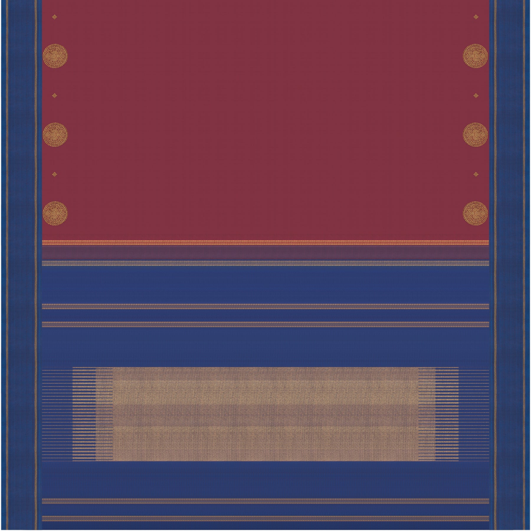 Kanakavalli Kanjivaram Silk Sari 25-615-HS001-05215 - Full View