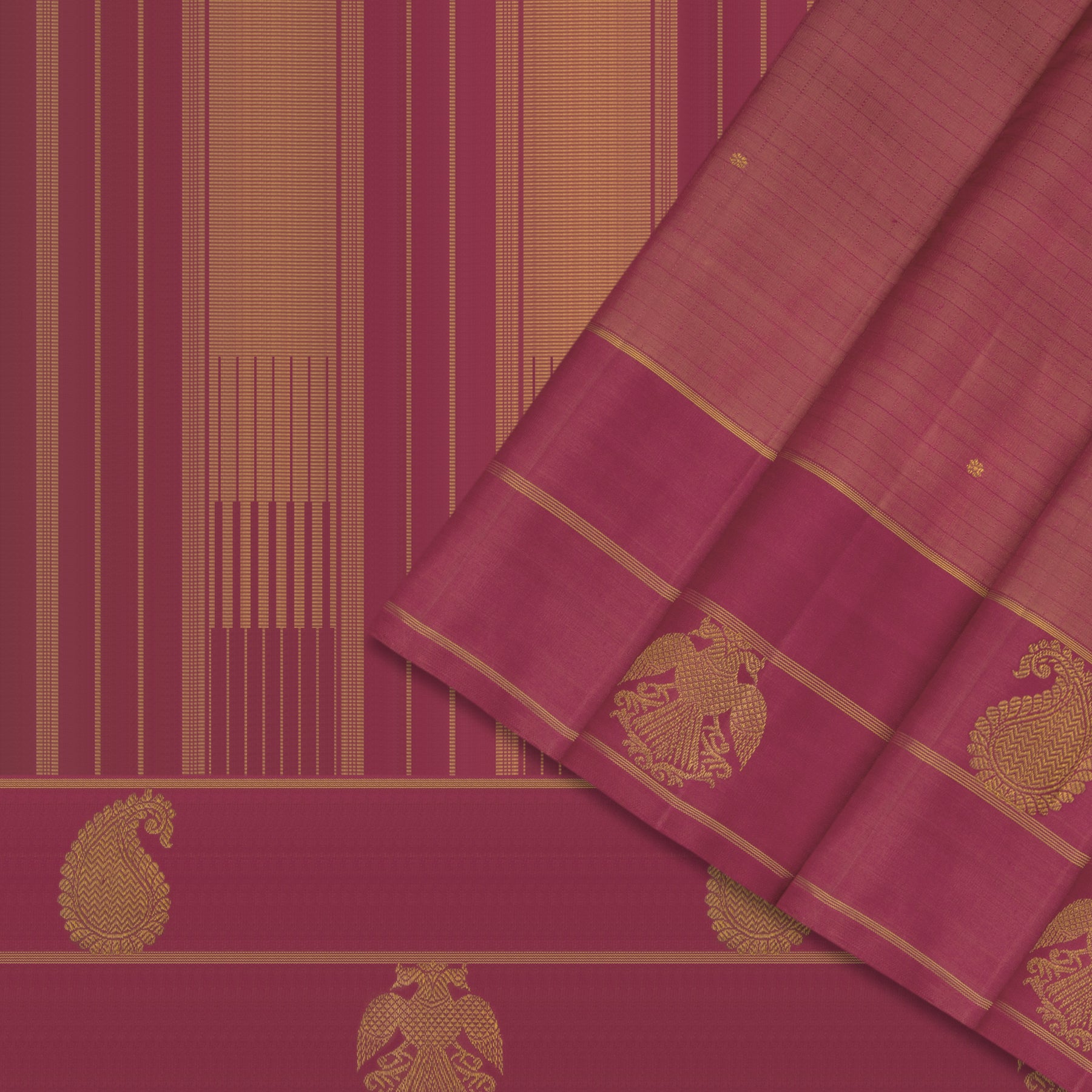 Kanakavalli Kanjivaram Silk Sari 25-615-HS001-05217 - Cover View