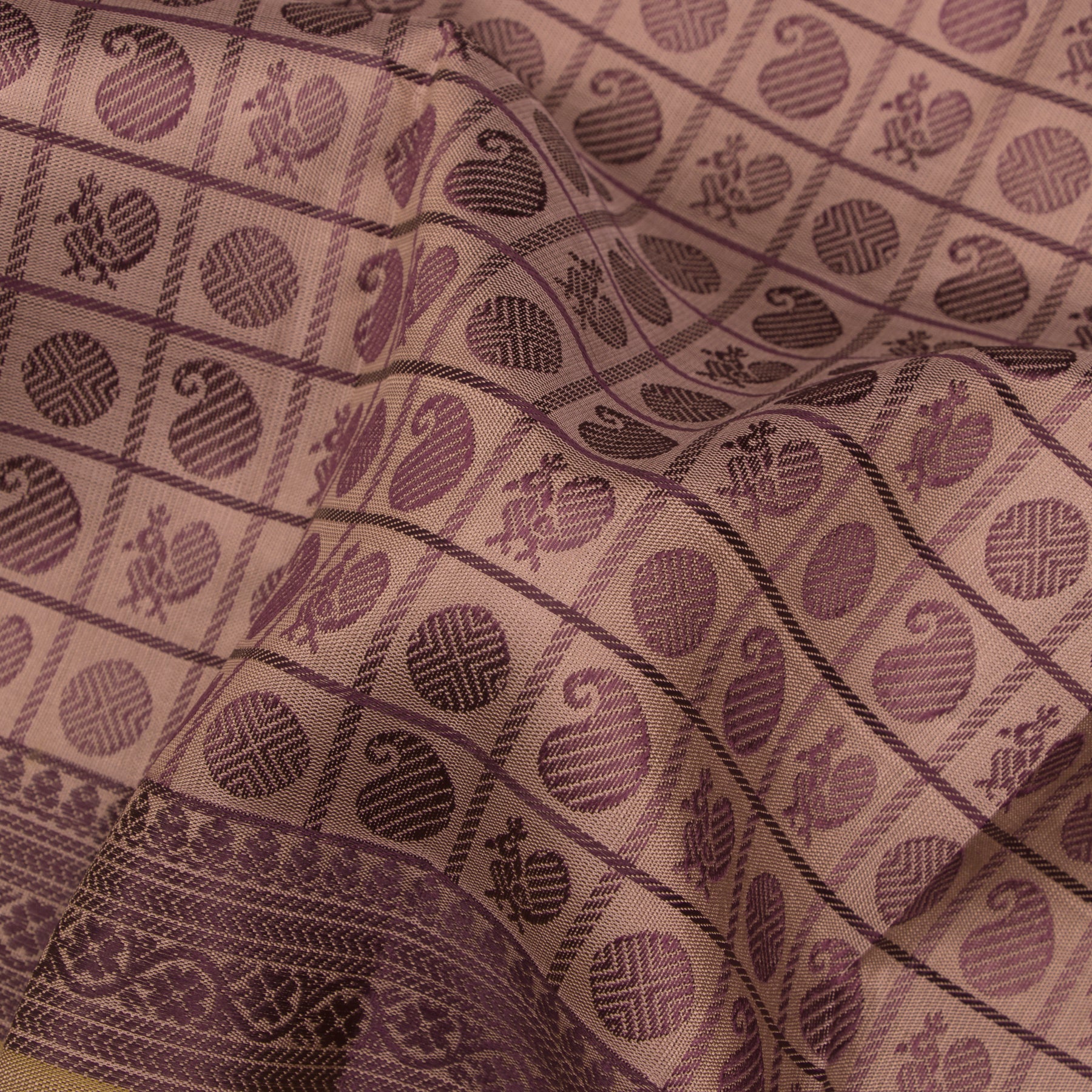 Kanakavalli Kanjivaram Silk Sari 25-615-HS001-05226 - Fabric View